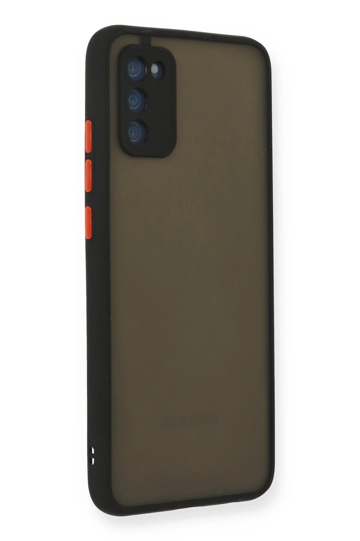 Newface Samsung Galaxy A02S Kılıf Montreal Silikon Kapak - Siyah