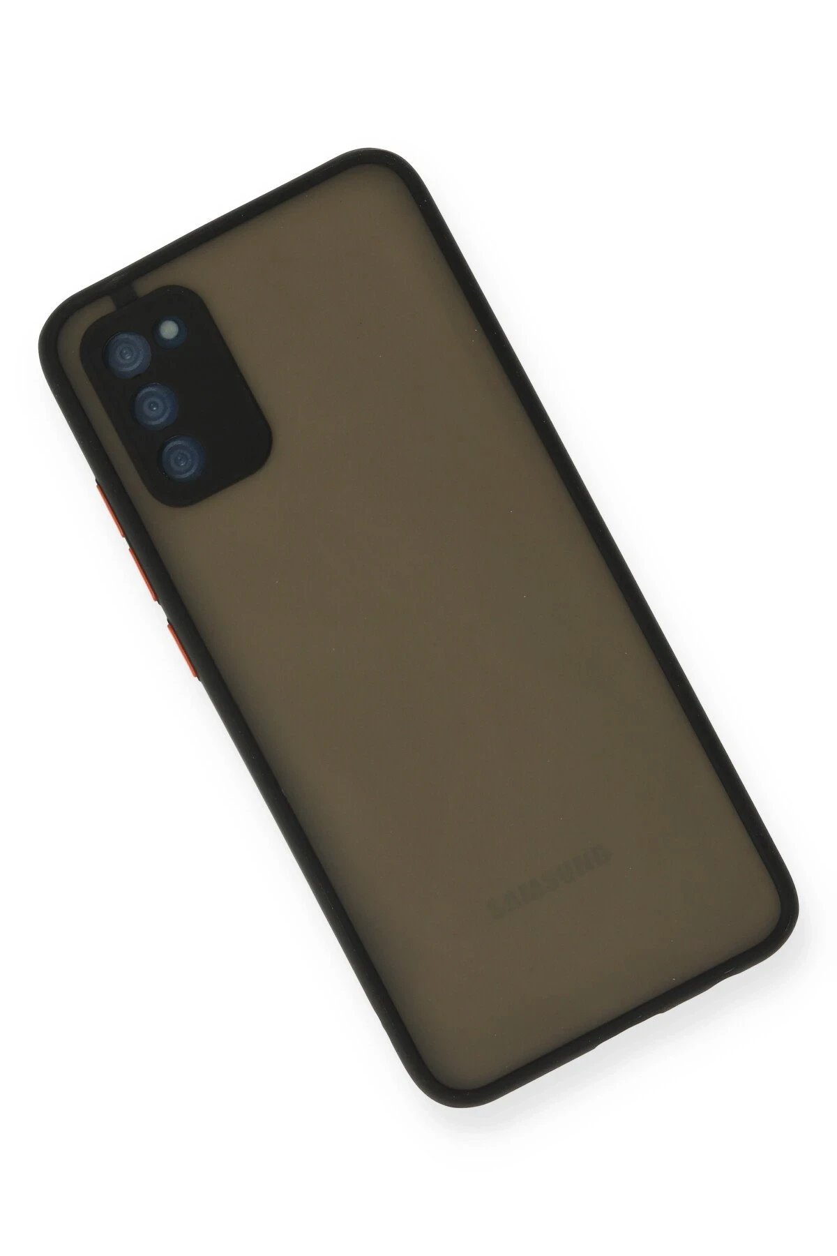 Newface Samsung Galaxy A02S Kılıf Montreal Silikon Kapak - Siyah