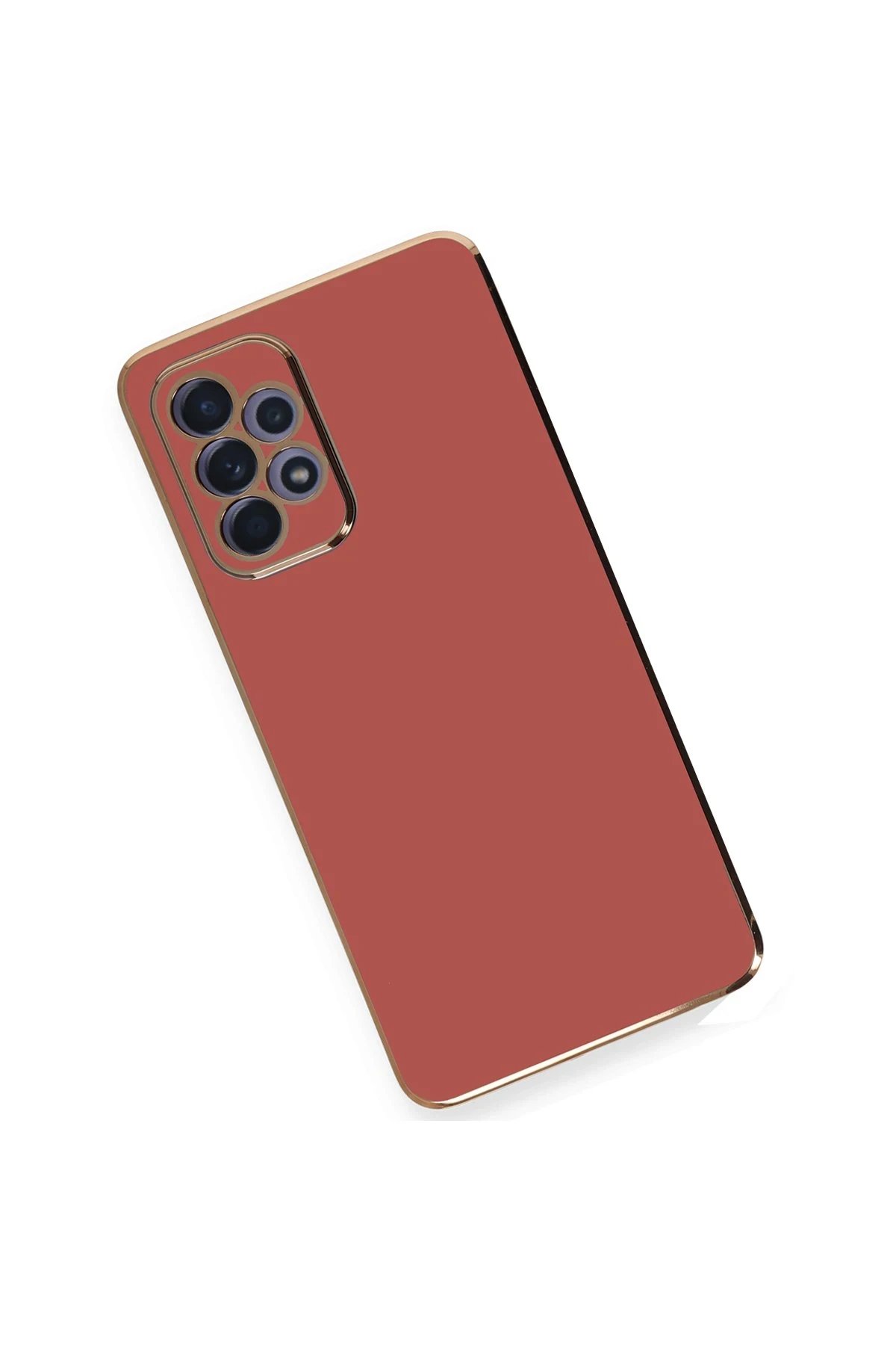 Newface Samsung Galaxy A52 Kılıf Volet Silikon - Kırmızı