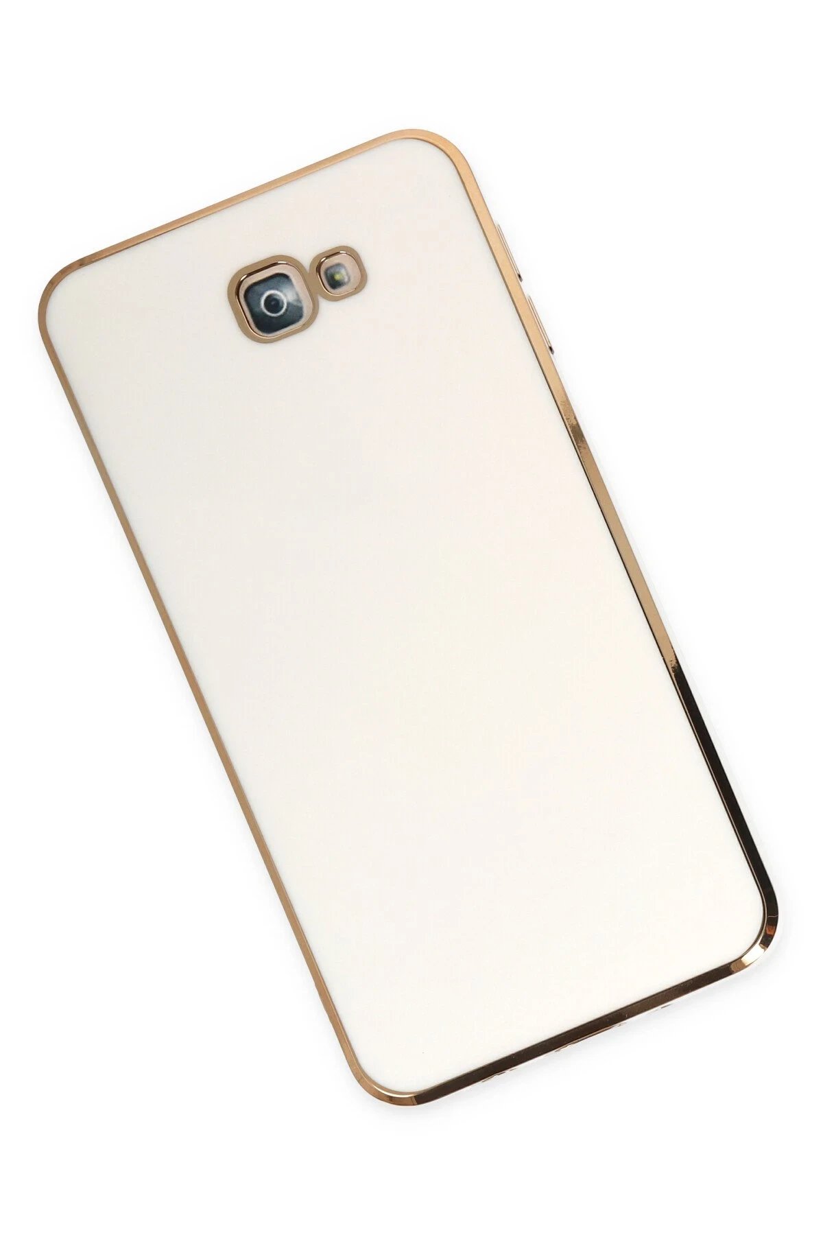 Newface Samsung Galaxy J7 Prime Kılıf Volet Silikon - Beyaz