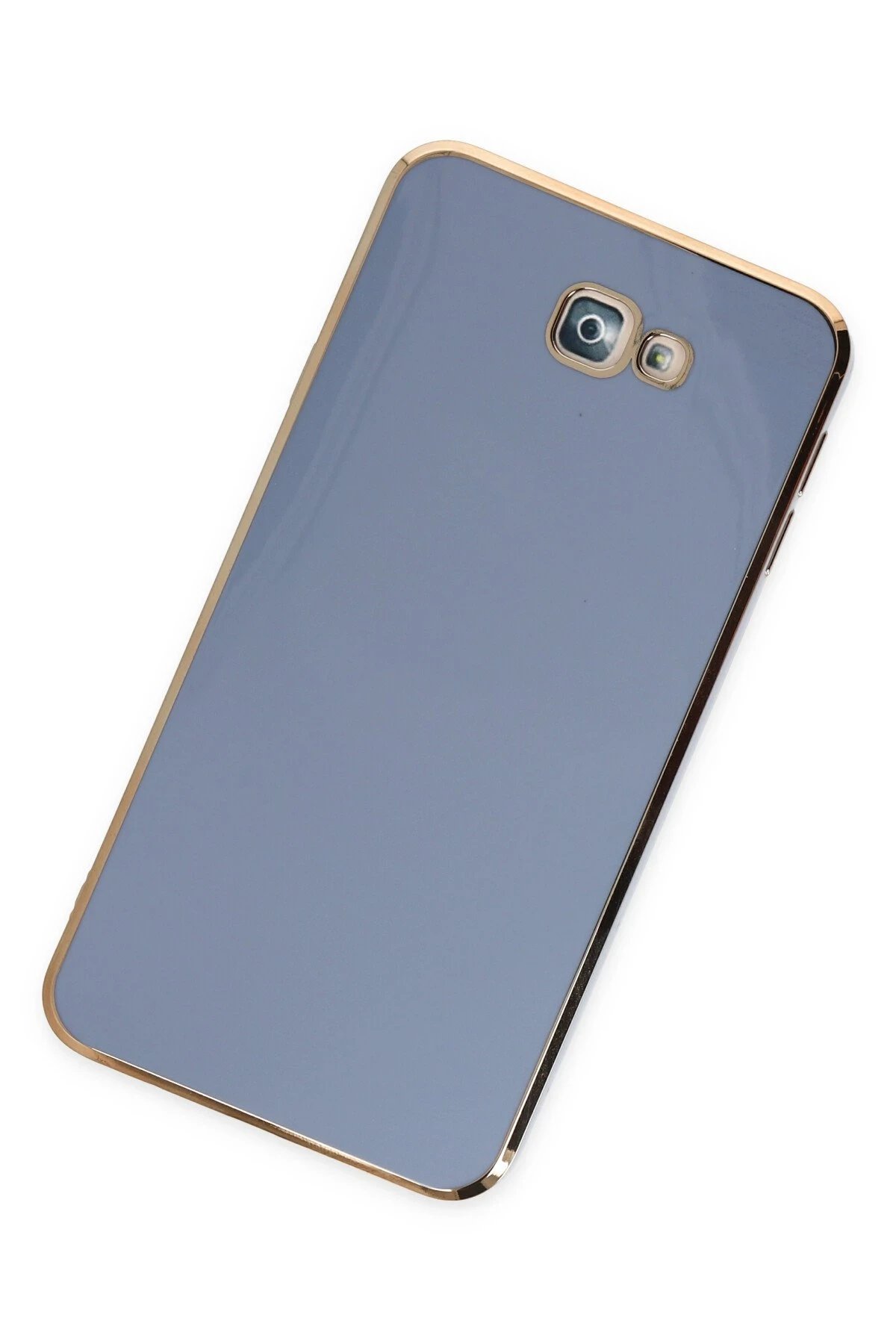 Newface Samsung Galaxy J7 Prime Kılıf Volet Silikon - Mavi