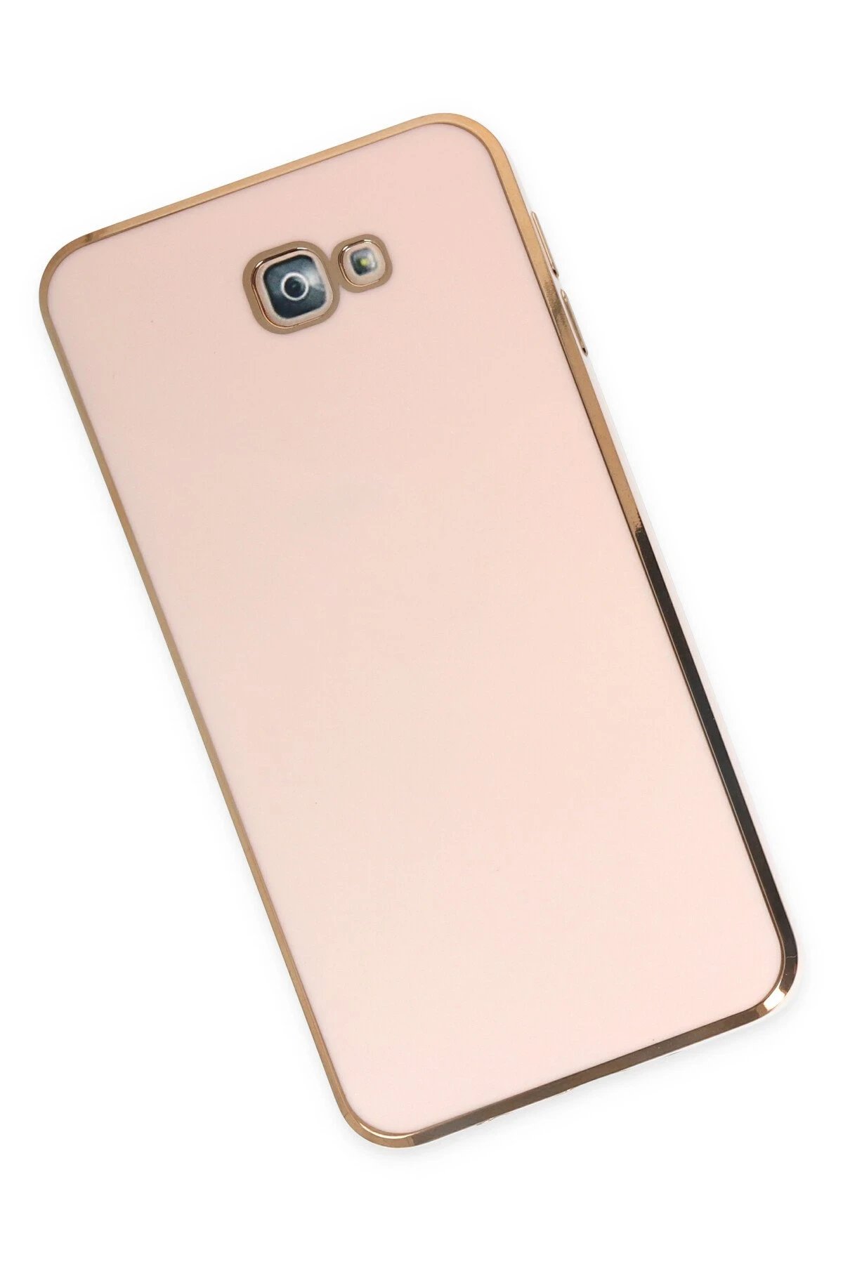 Newface Samsung Galaxy J7 Prime Kılıf Volet Silikon - Pembe