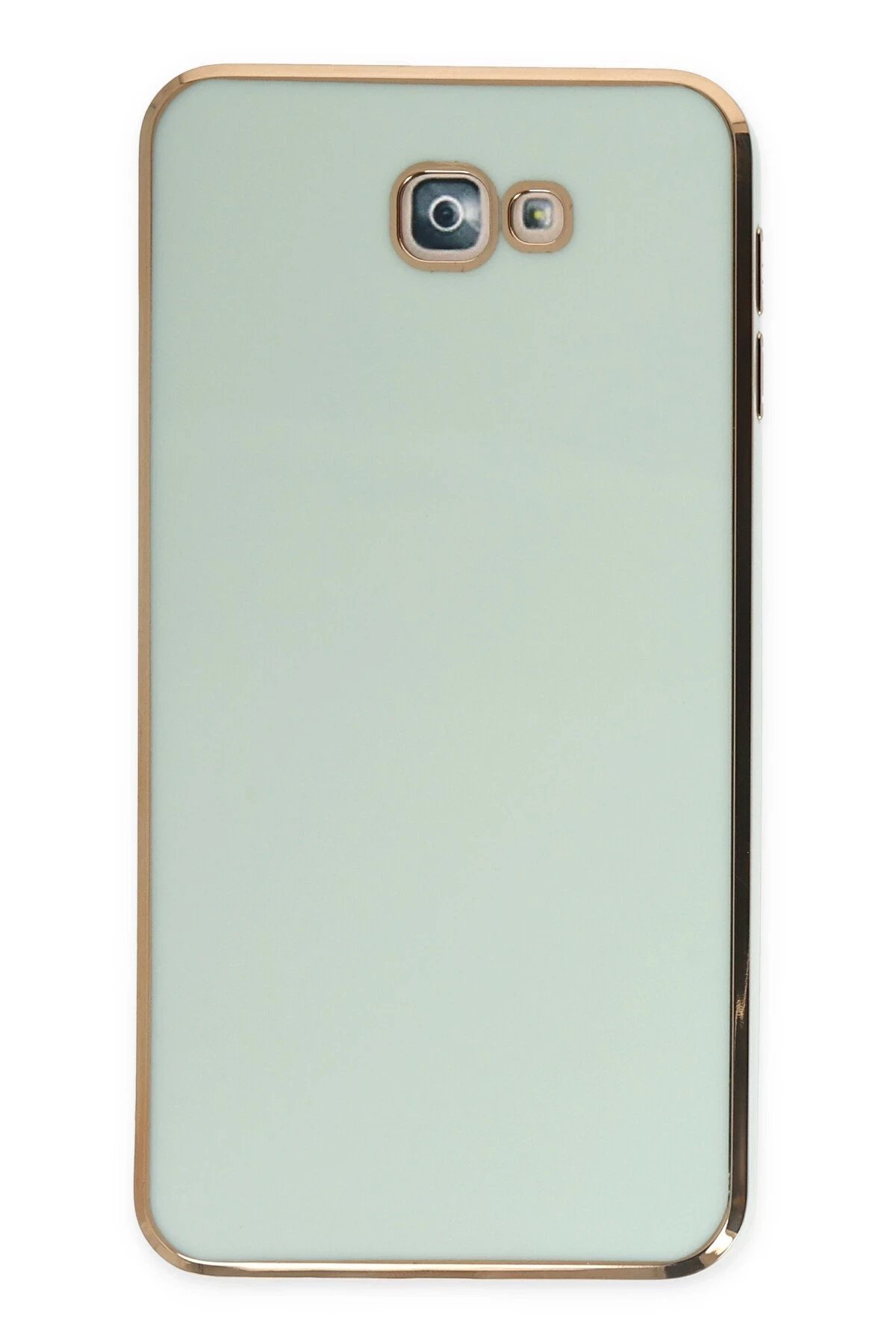 Newface Samsung Galaxy J7 Prime Kılıf Volet Silikon - Açık Yeşil