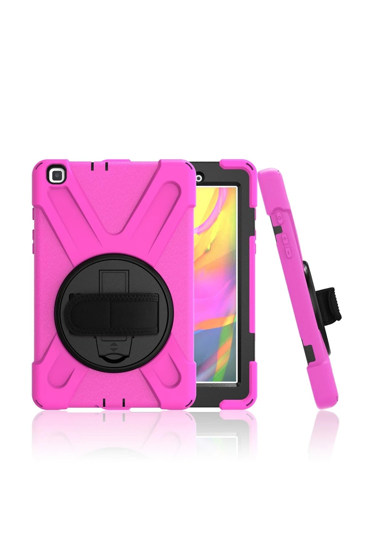 Newface Samsung Galaxy T290 Tab A 8 Kılıf Amazing Tablet Kapak - Pembe