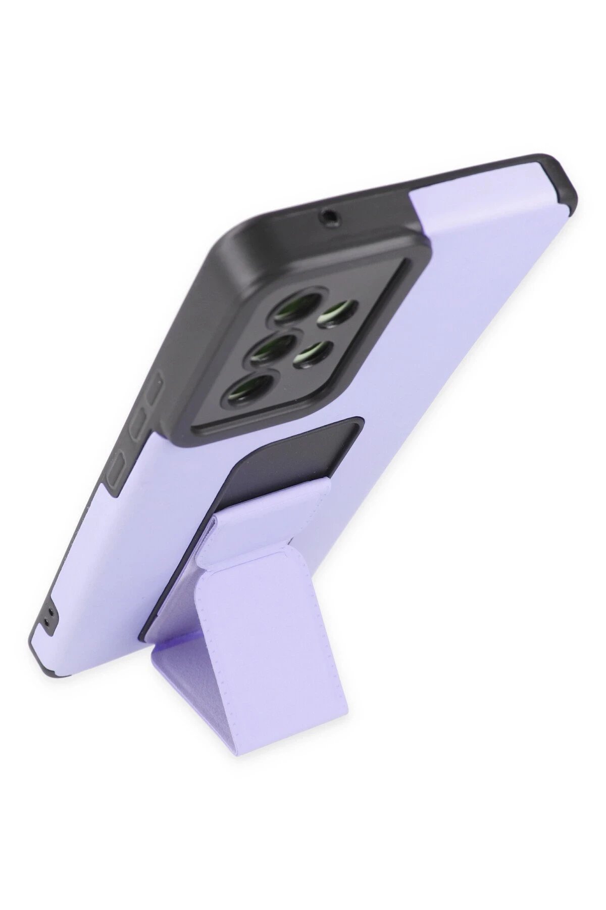 Newface Samsung Galaxy A53 5G Kılıf Mega Standlı Silikon - Lila