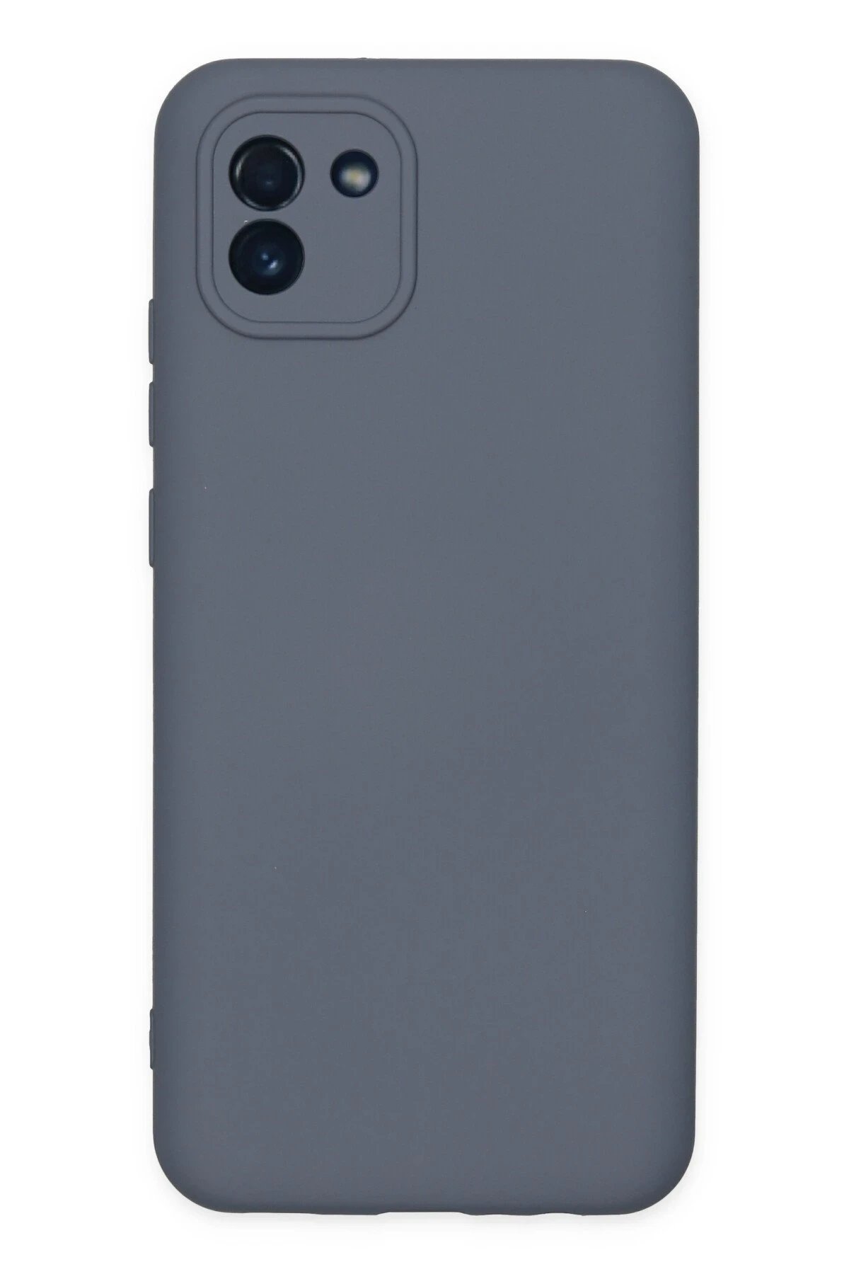 Newface Samsung Galaxy A03 Kılıf Nano içi Kadife Silikon - Gri