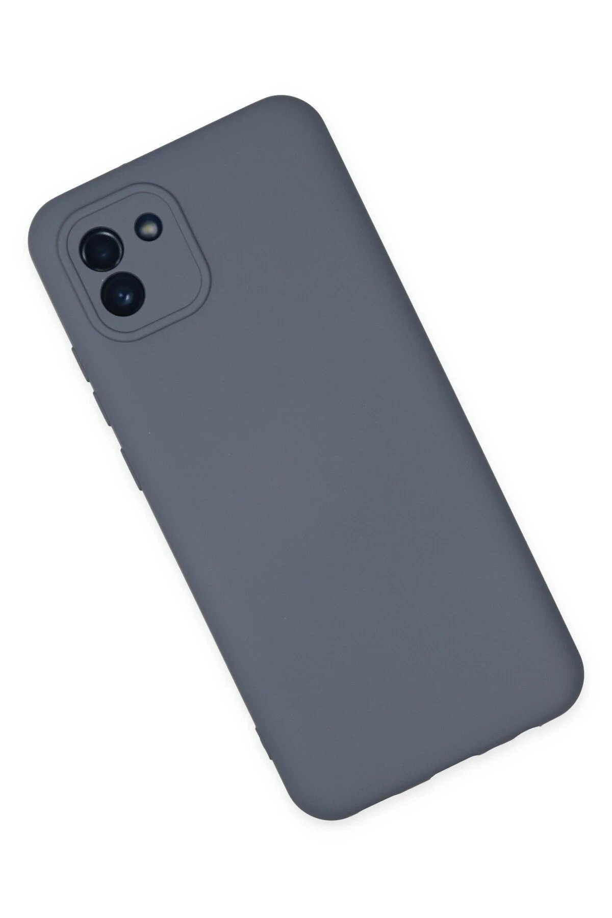 Newface Samsung Galaxy A03 Kılıf Nano içi Kadife Silikon - Gri