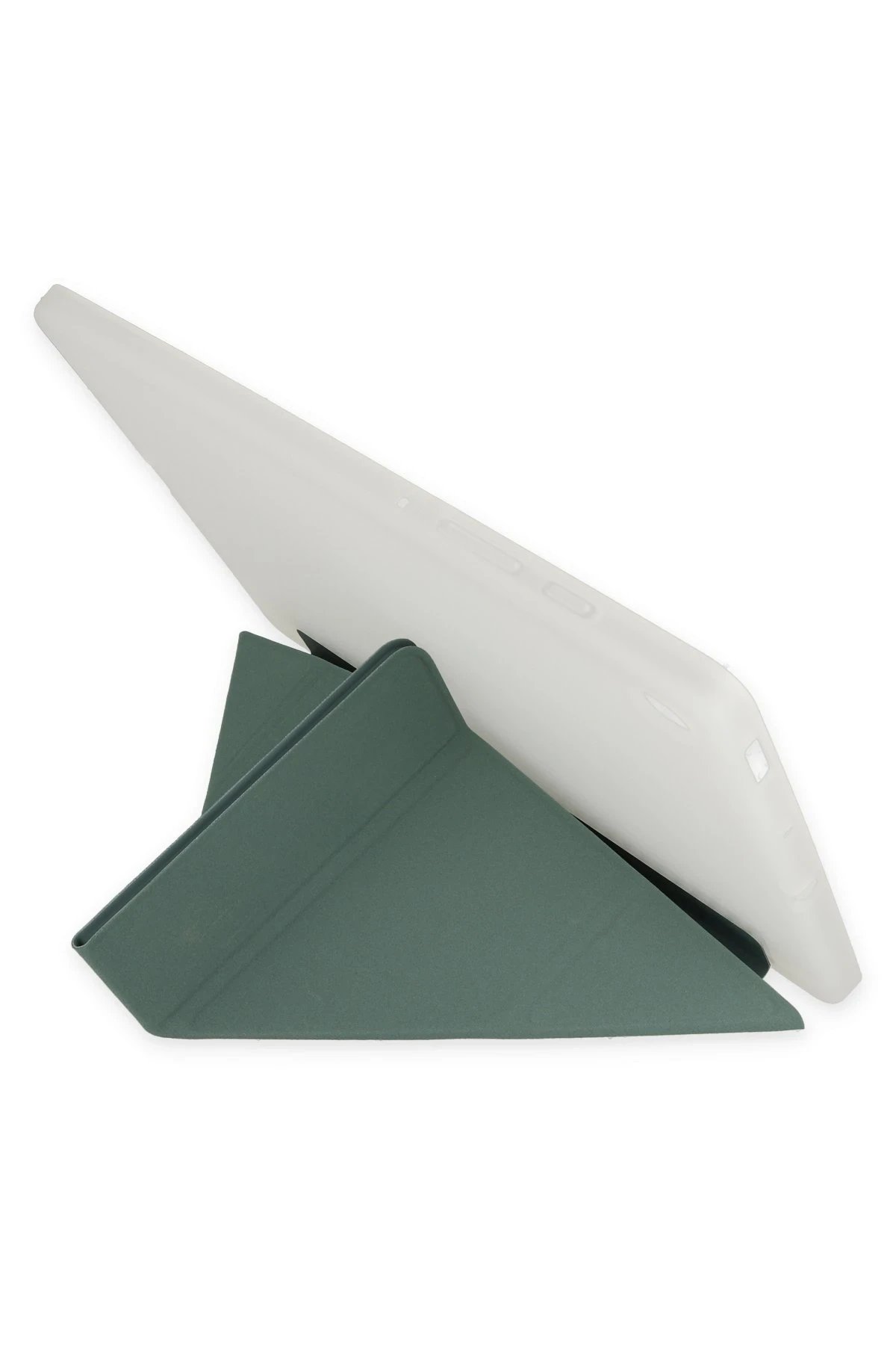 Newface Samsung Galaxy P610 Tab S6 Lite 10.4 Kılıf Kalemlikli Mars Tablet Kılıfı - Koyu Yeşil