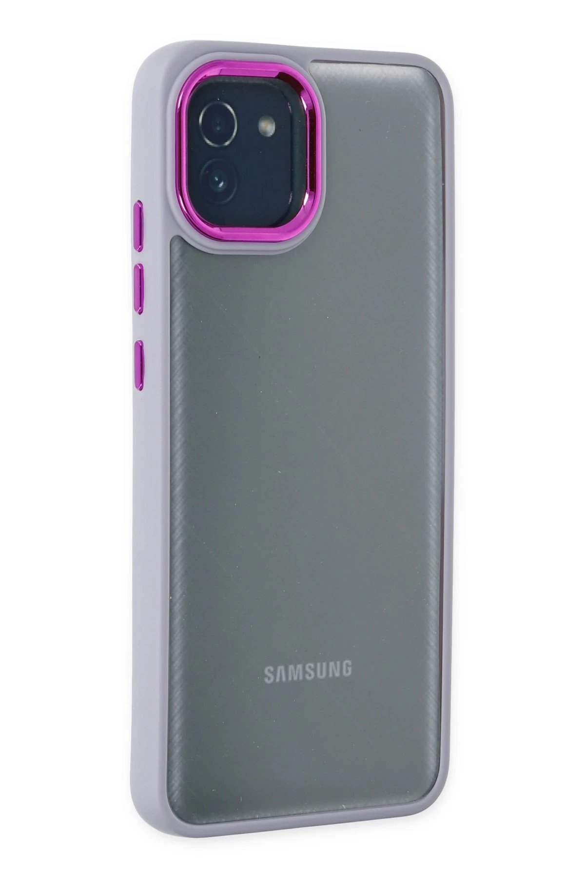 Newface Samsung Galaxy A03 Kılıf Dora Kapak - Lila