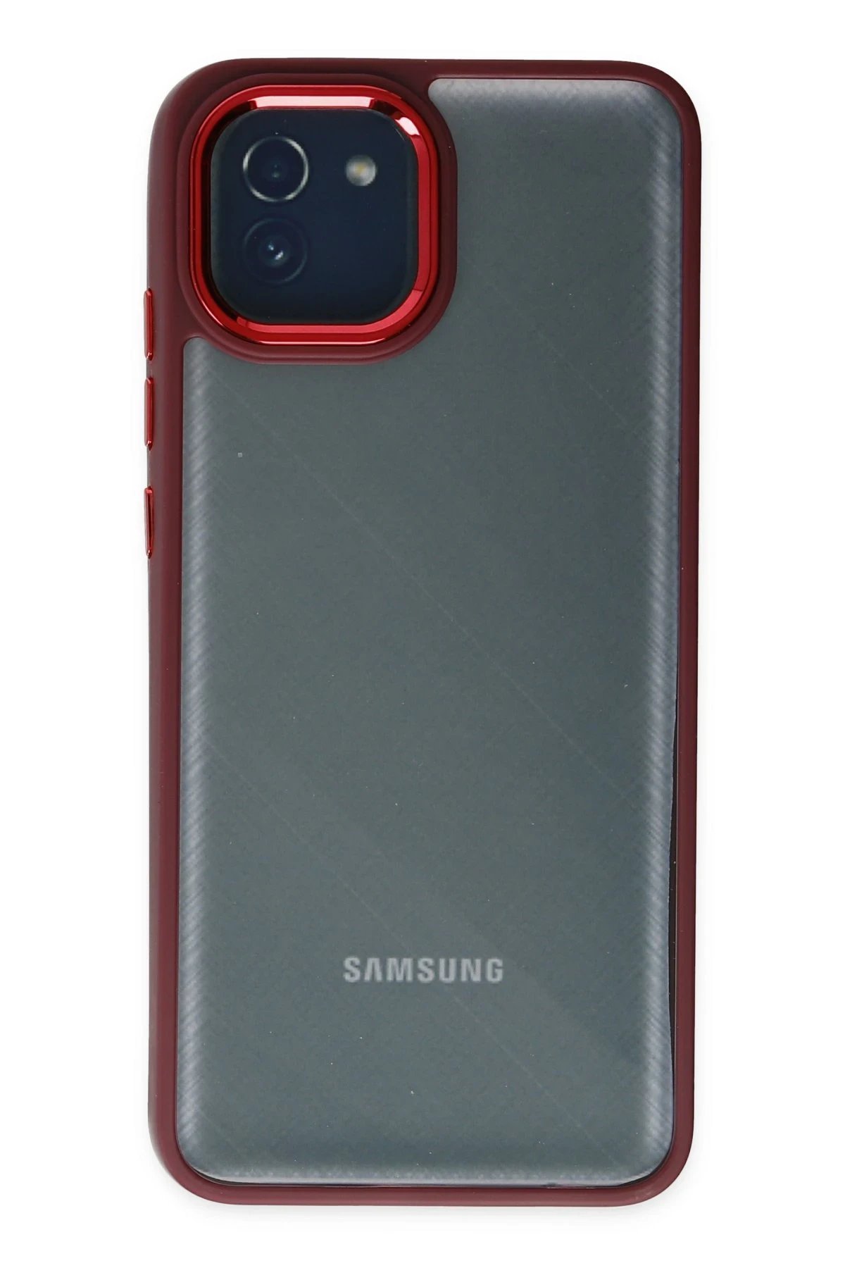 Newface Samsung Galaxy A03 Kılıf Dora Kapak - Kırmızı