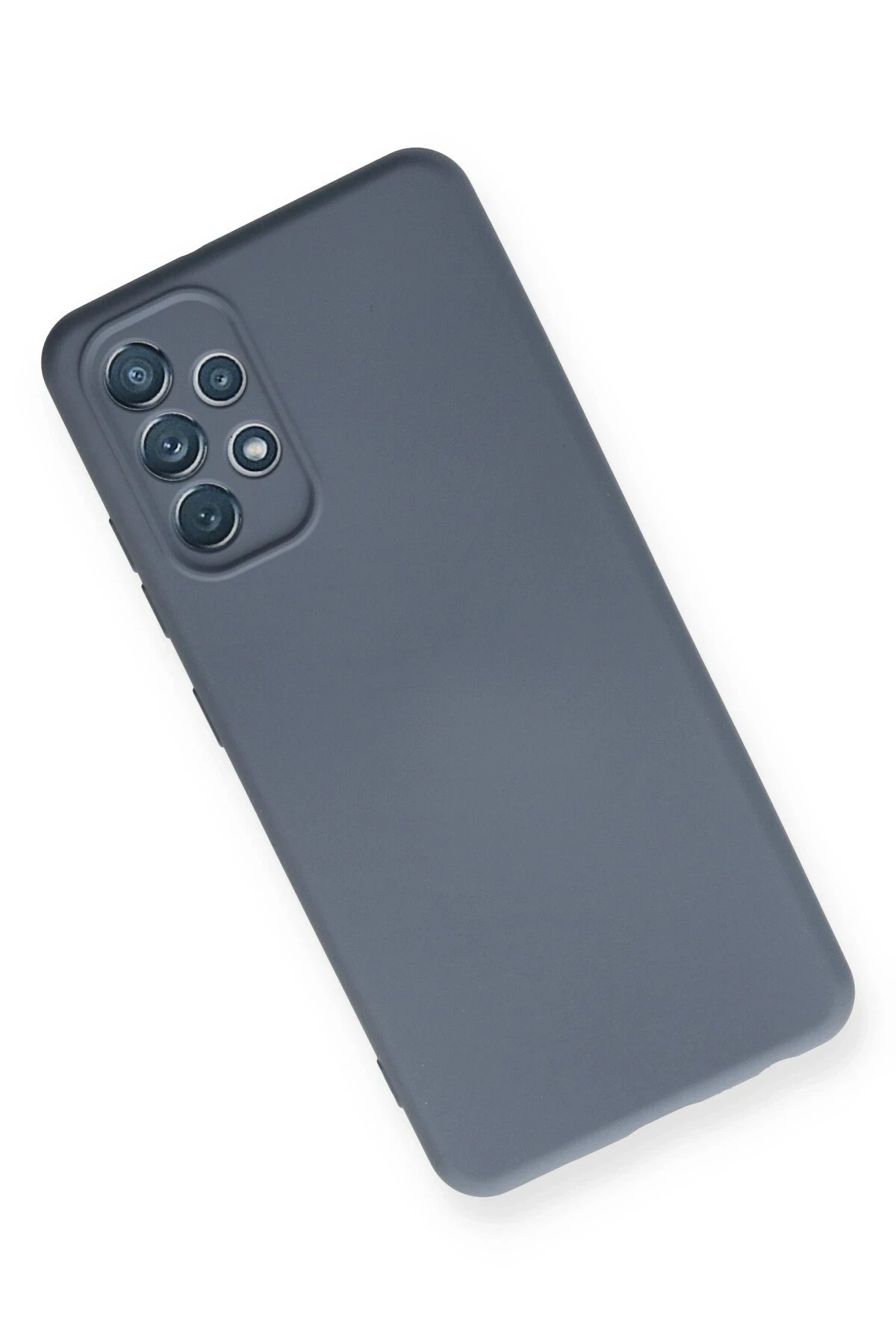 Newface Samsung Galaxy A32 Kılıf Nano içi Kadife Silikon - Gri