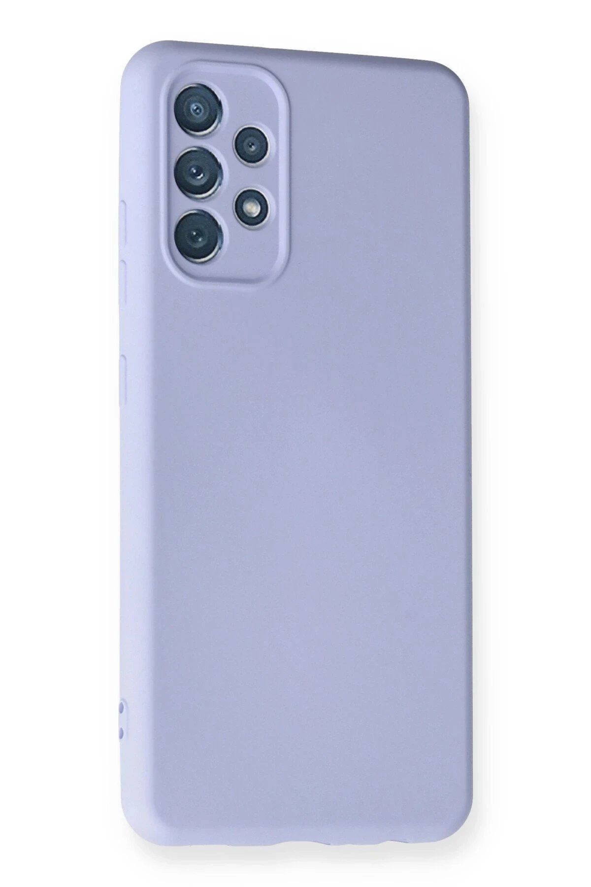 Newface Samsung Galaxy A32 Kılıf Nano içi Kadife Silikon - Lila