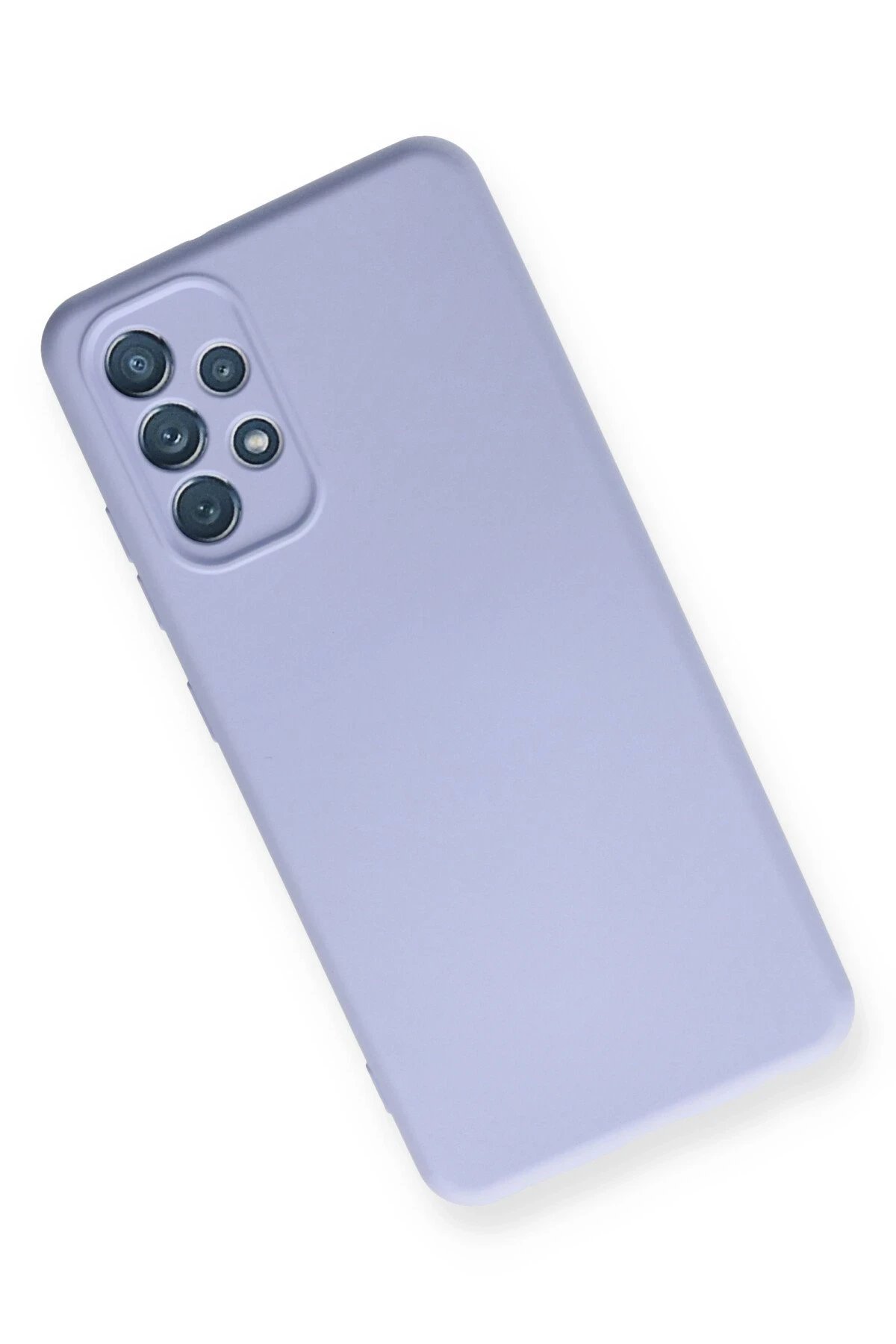 Newface Samsung Galaxy A32 Kılıf Nano içi Kadife Silikon - Lila