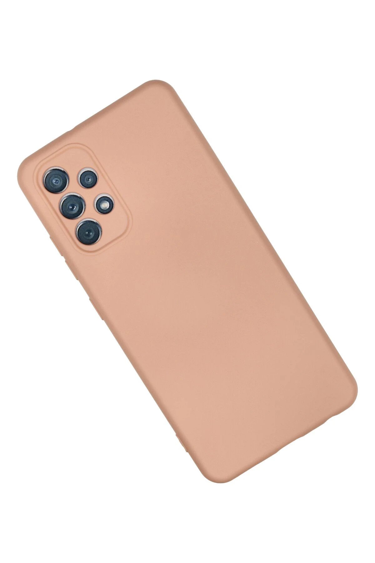 Newface Samsung Galaxy A32 Kılıf Nano içi Kadife Silikon - Pudra