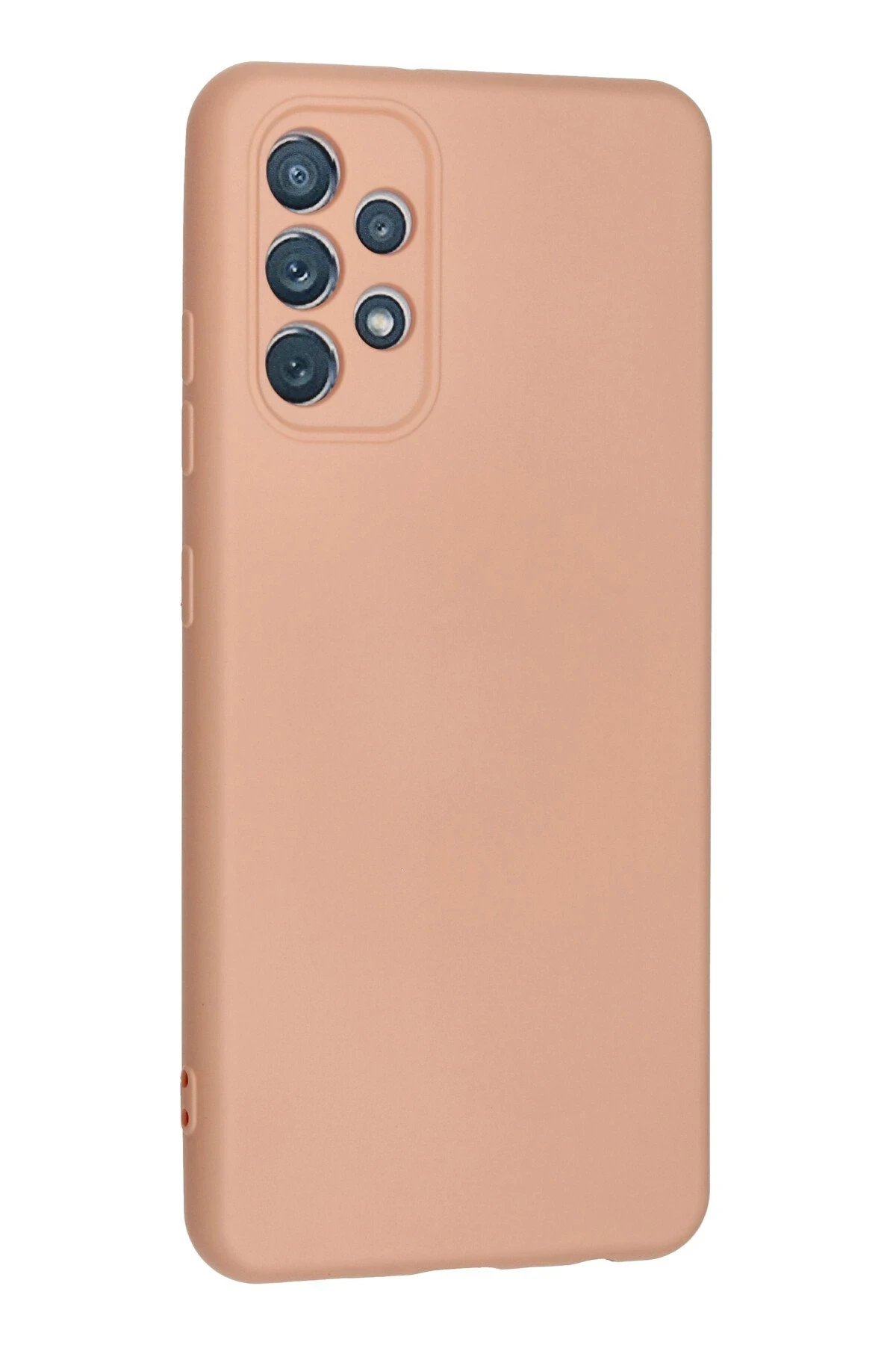 Newface Samsung Galaxy A32 Kılıf Nano içi Kadife Silikon - Pudra