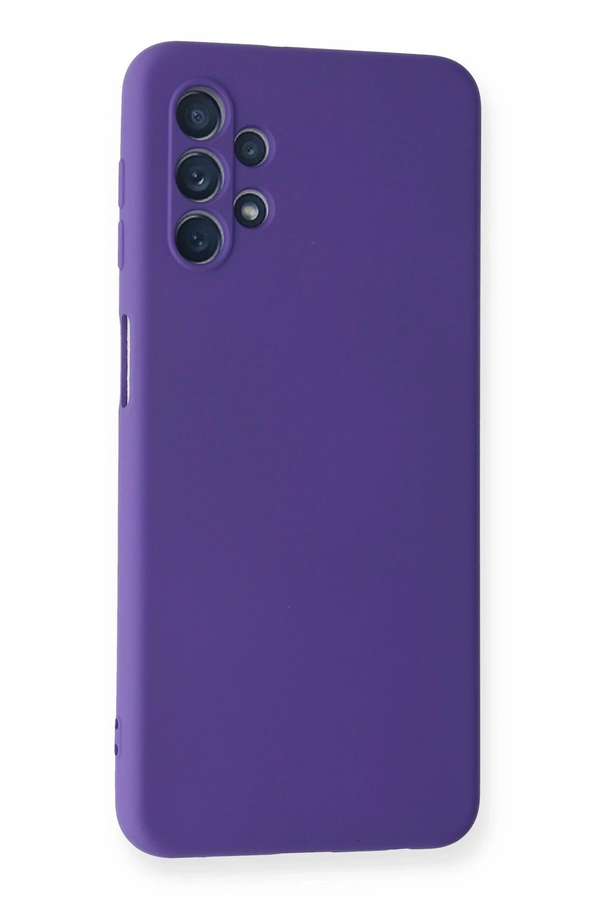 Newface Samsung Galaxy A52 Kılıf Nano içi Kadife Silikon - Mor