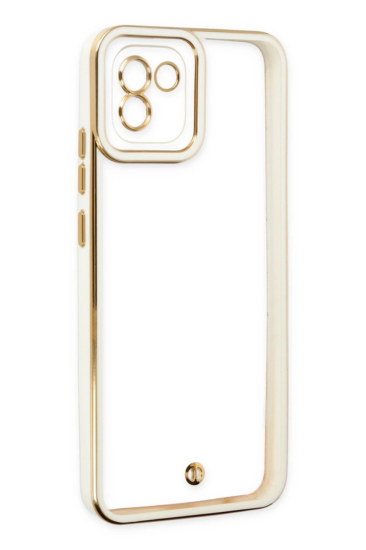 Newface Samsung Galaxy A03 Kılıf Liva Lens Silikon - Beyaz