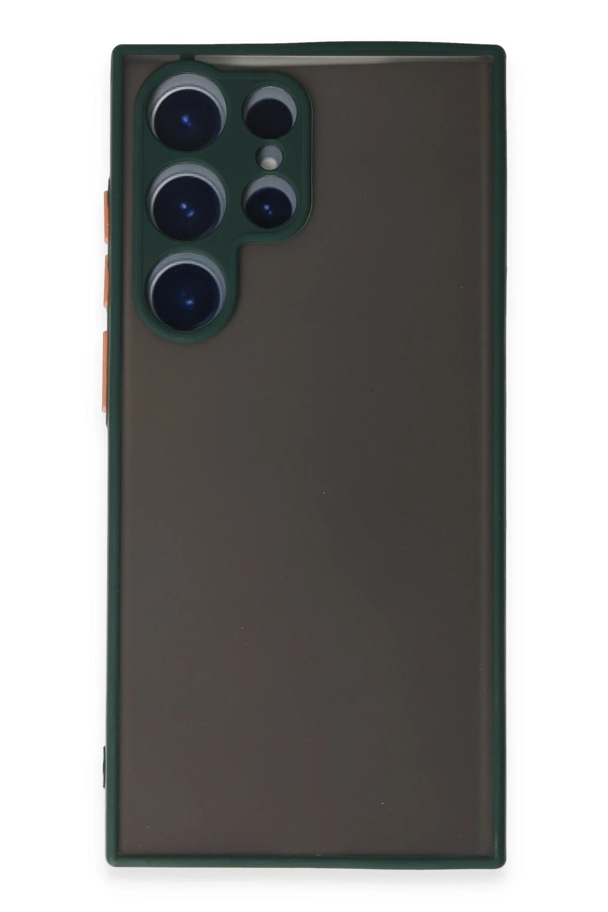 Newface Samsung Galaxy S22 Ultra Kılıf Montreal Silikon Kapak - Yeşil