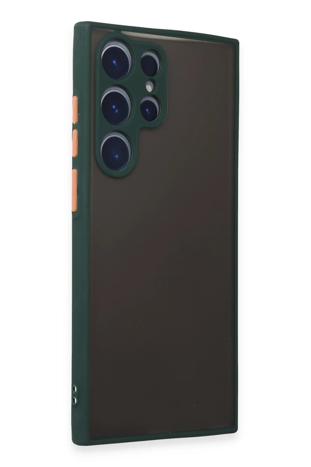 Newface Samsung Galaxy S22 Ultra Kılıf Montreal Silikon Kapak - Yeşil