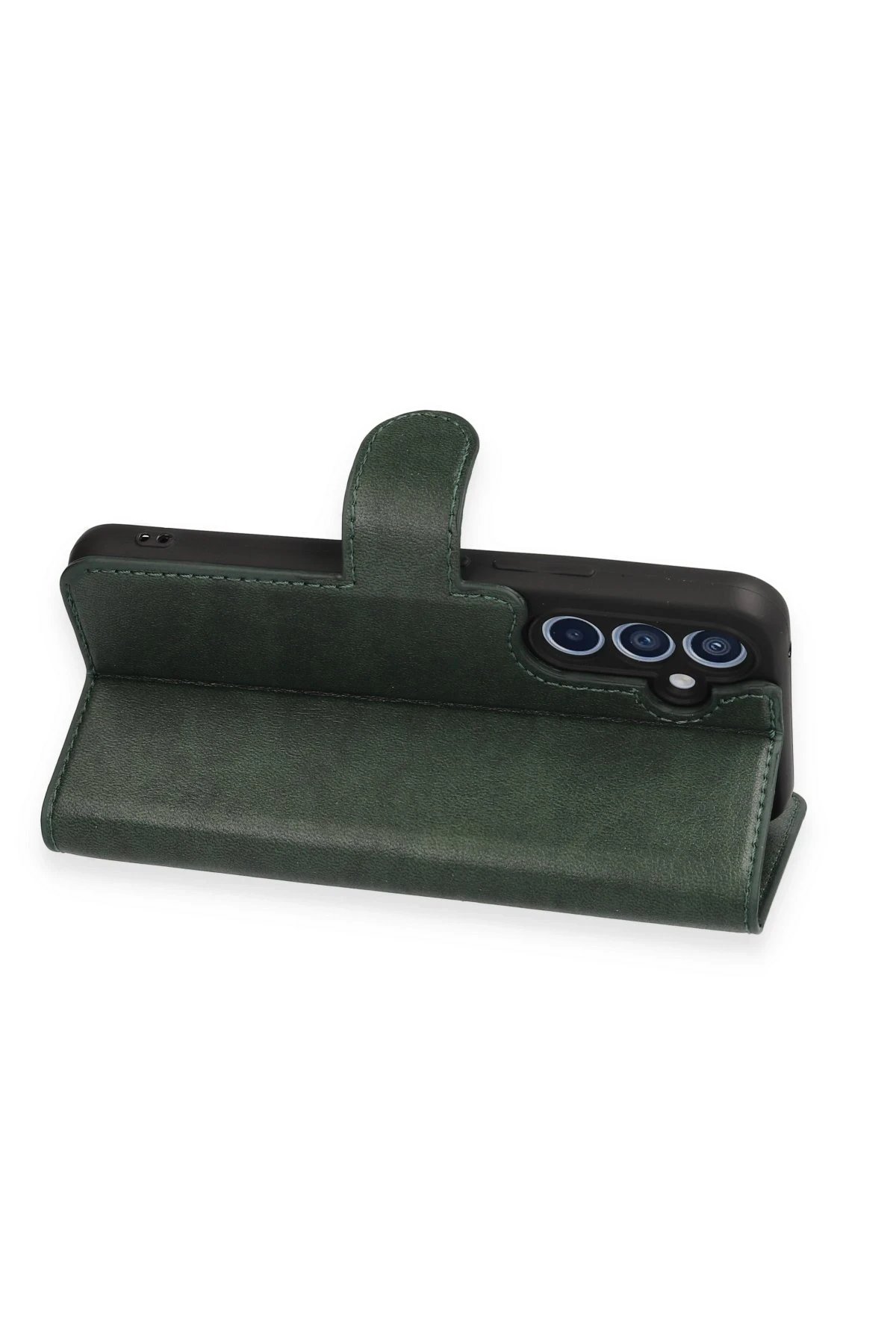 Newface Samsung Galaxy A34 5G Kılıf Trend S Plus Kapaklı Kılıf - Yeşil