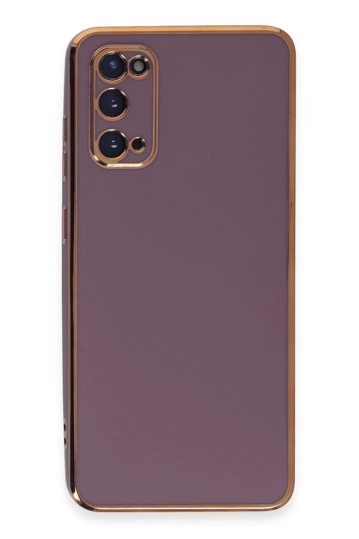 Newface Samsung Galaxy S20 Kılıf Volet Silikon - Mor