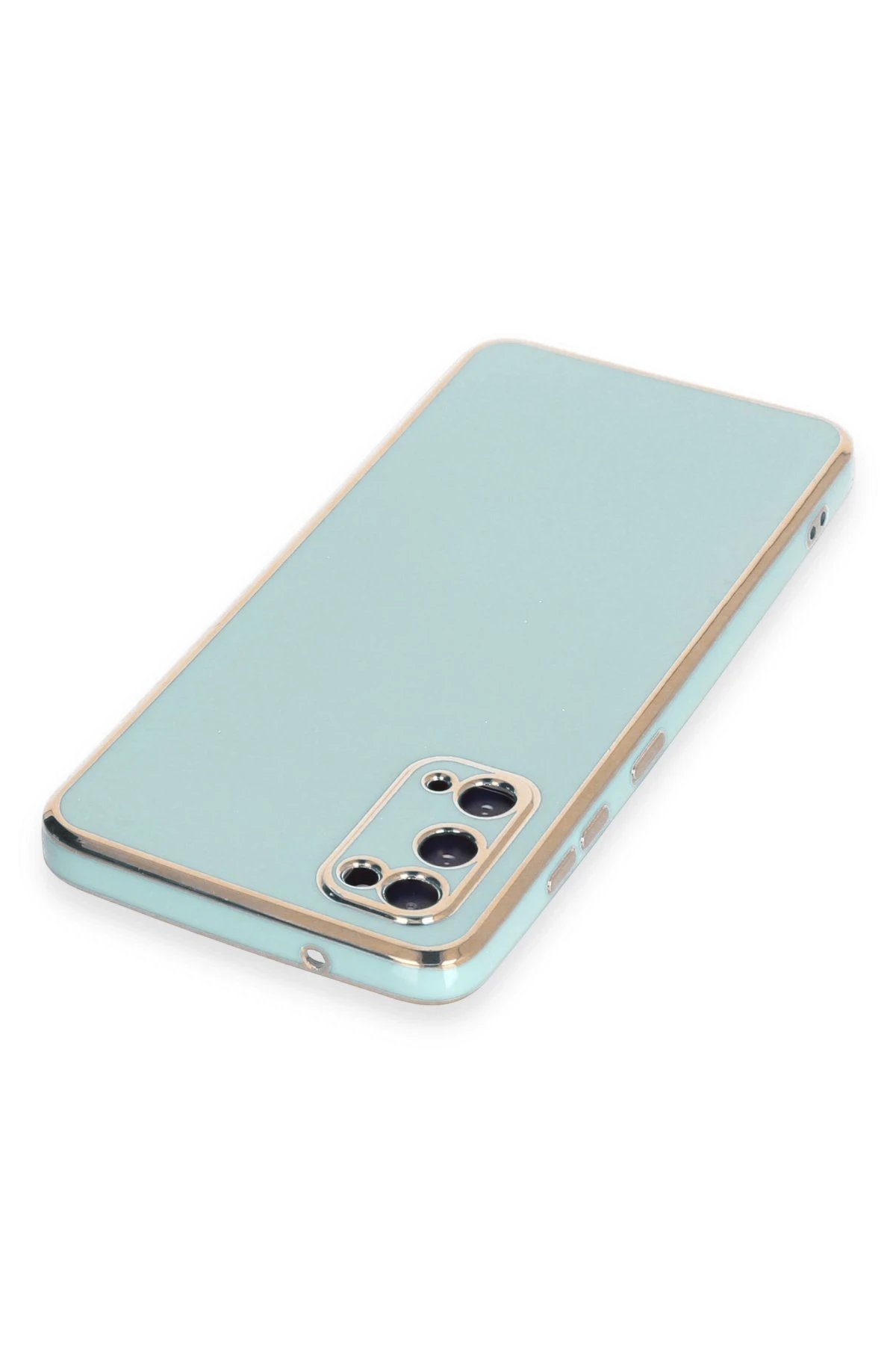 Newface Samsung Galaxy S20 Kılıf Volet Silikon - Açık Yeşil