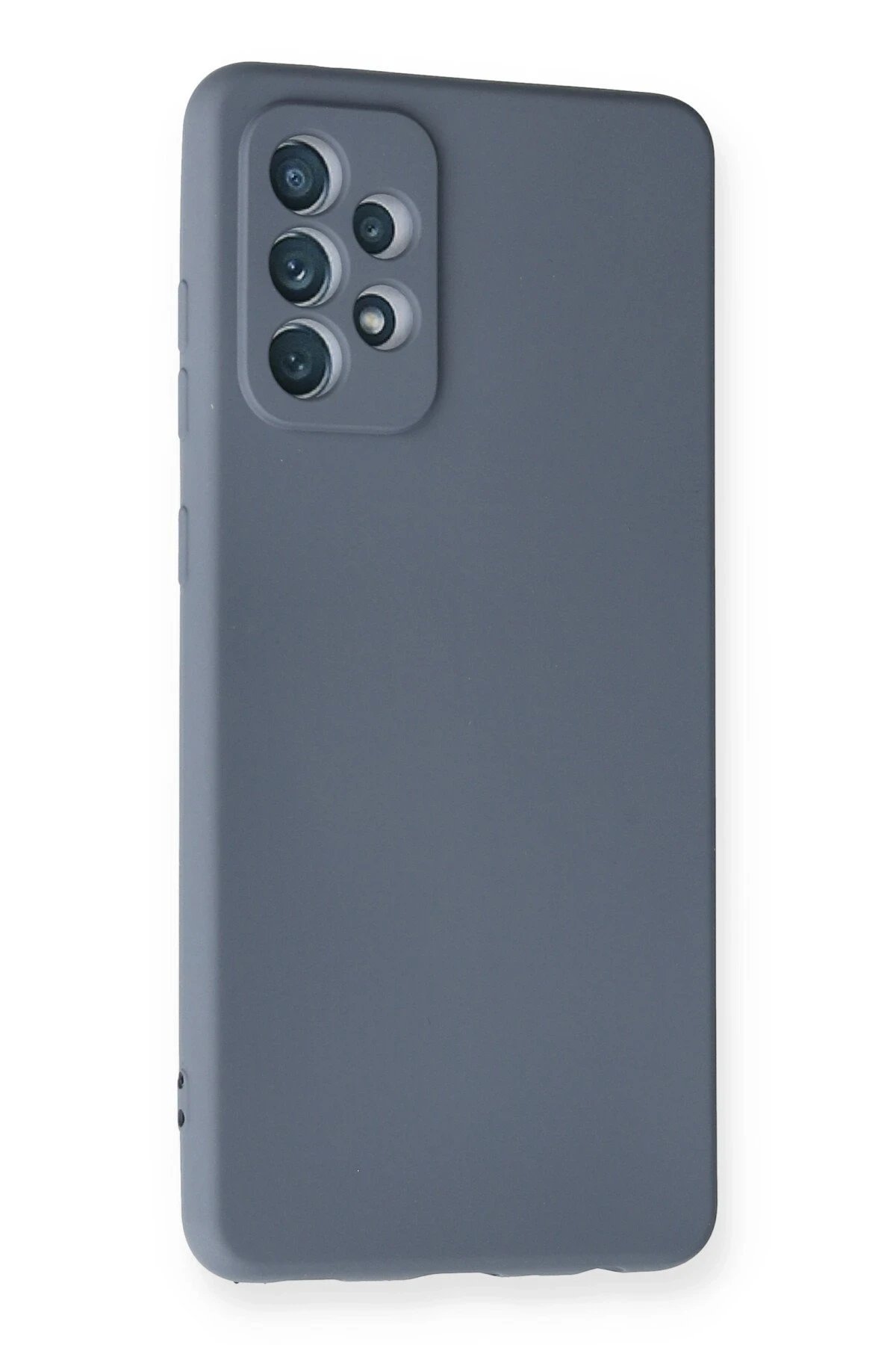 Newface Samsung Galaxy A72 Kılıf Nano içi Kadife Silikon - Gri