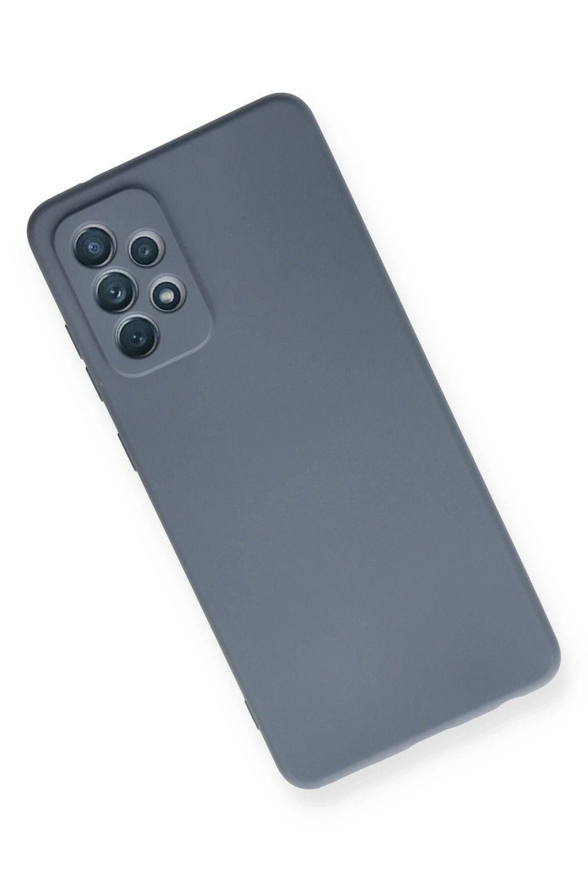 Newface Samsung Galaxy A72 Kılıf Nano içi Kadife Silikon - Gri