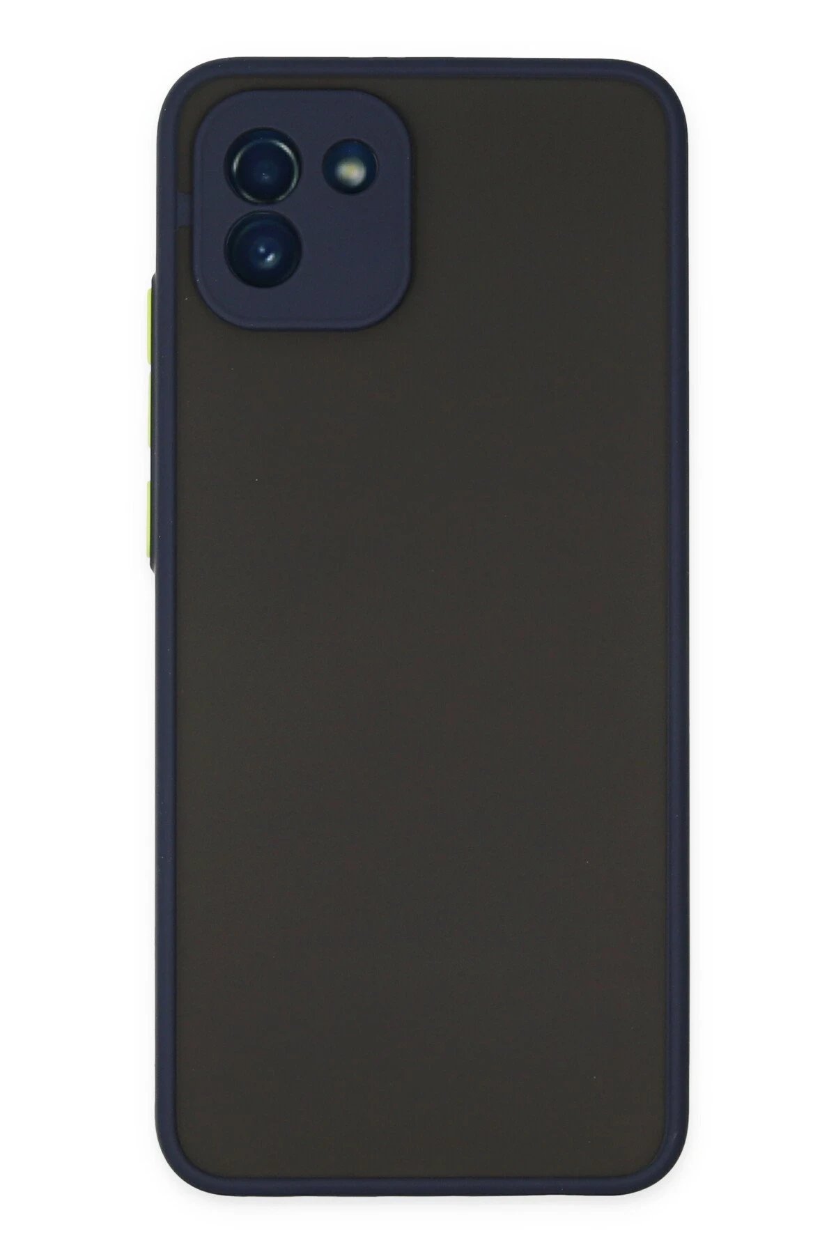 Newface Samsung Galaxy A03 Kılıf Montreal Silikon Kapak - Lacivert