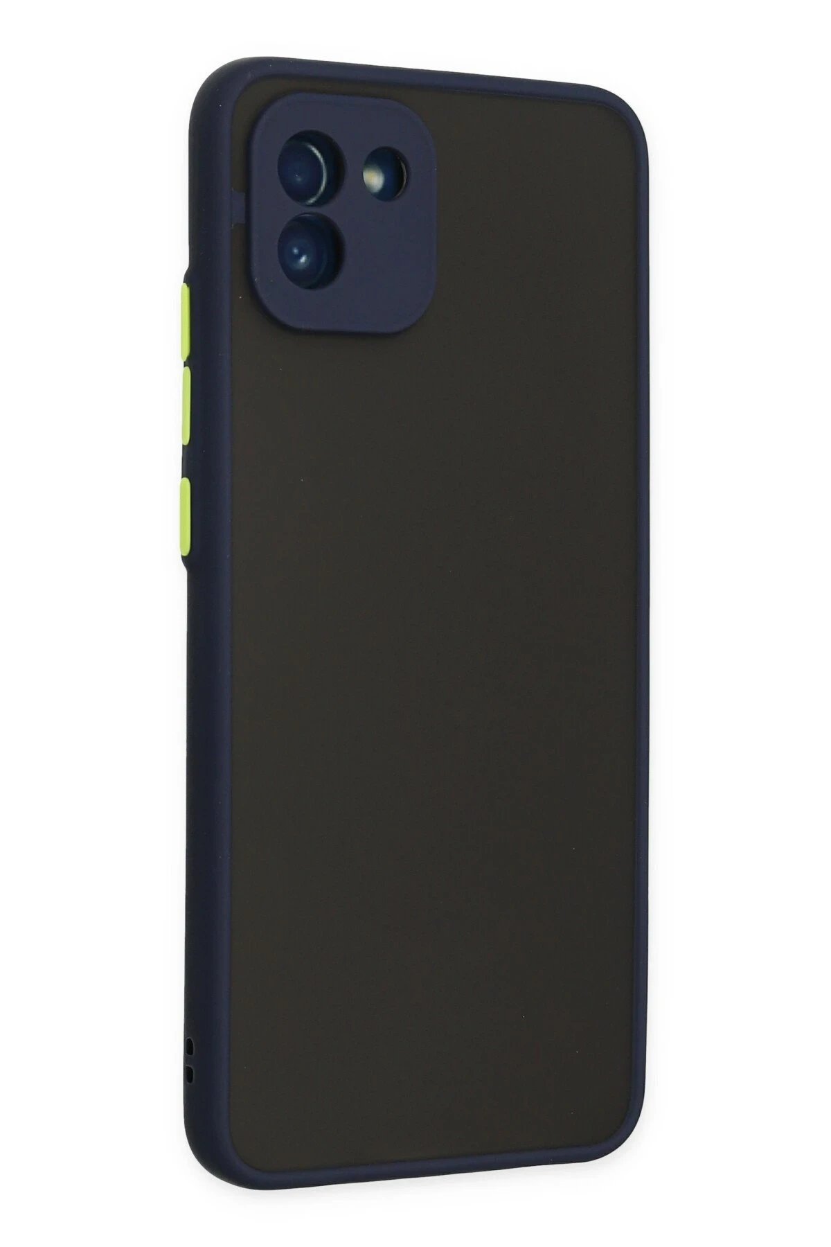 Newface Samsung Galaxy A03 Kılıf Montreal Silikon Kapak - Lacivert