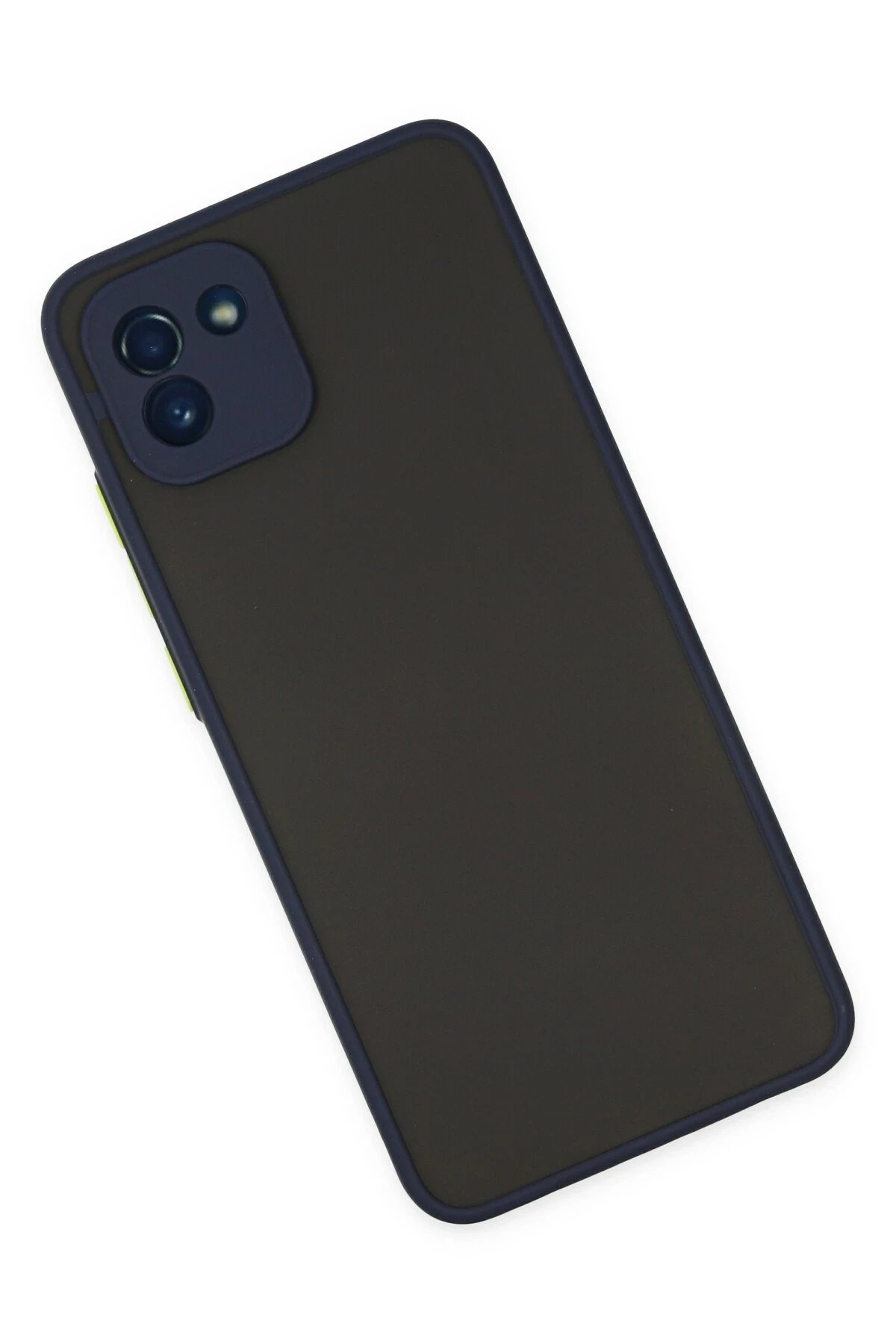 Newface Samsung Galaxy A03 Kılıf Montreal Silikon Kapak - Lacivert