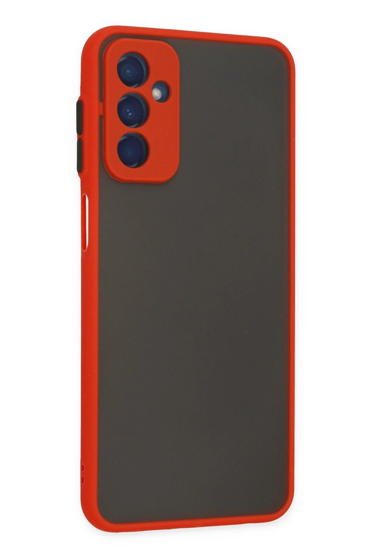 Newface Samsung Galaxy M13 Kılıf Montreal Silikon Kapak - Kırmızı