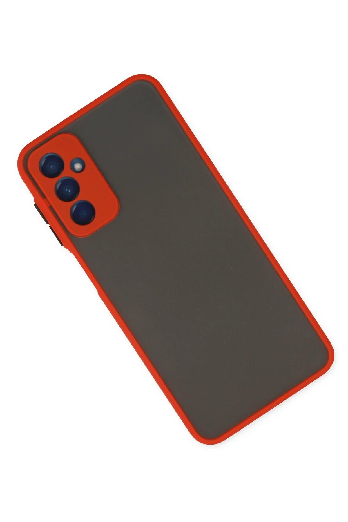 Newface Samsung Galaxy M13 Kılıf Montreal Silikon Kapak - Kırmızı