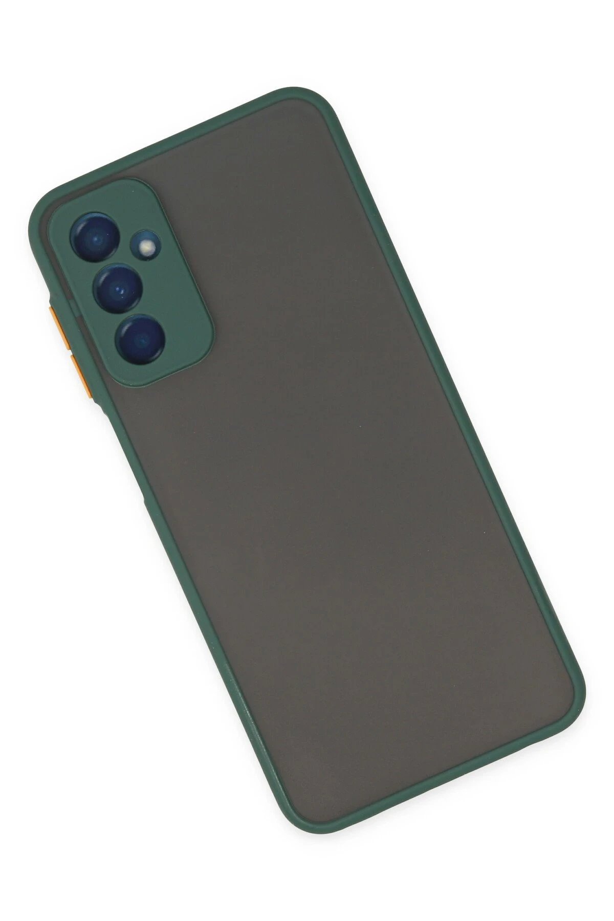 Newface Samsung Galaxy M13 Kılıf Montreal Silikon Kapak - Yeşil