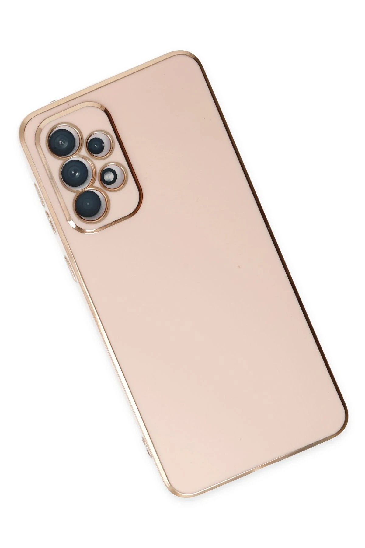 Newface Samsung Galaxy A73 5G Kılıf Volet Silikon - Pembe