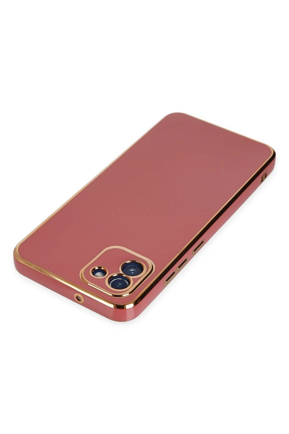 Newface Samsung Galaxy A03 Kılıf Volet Silikon - Kırmızı