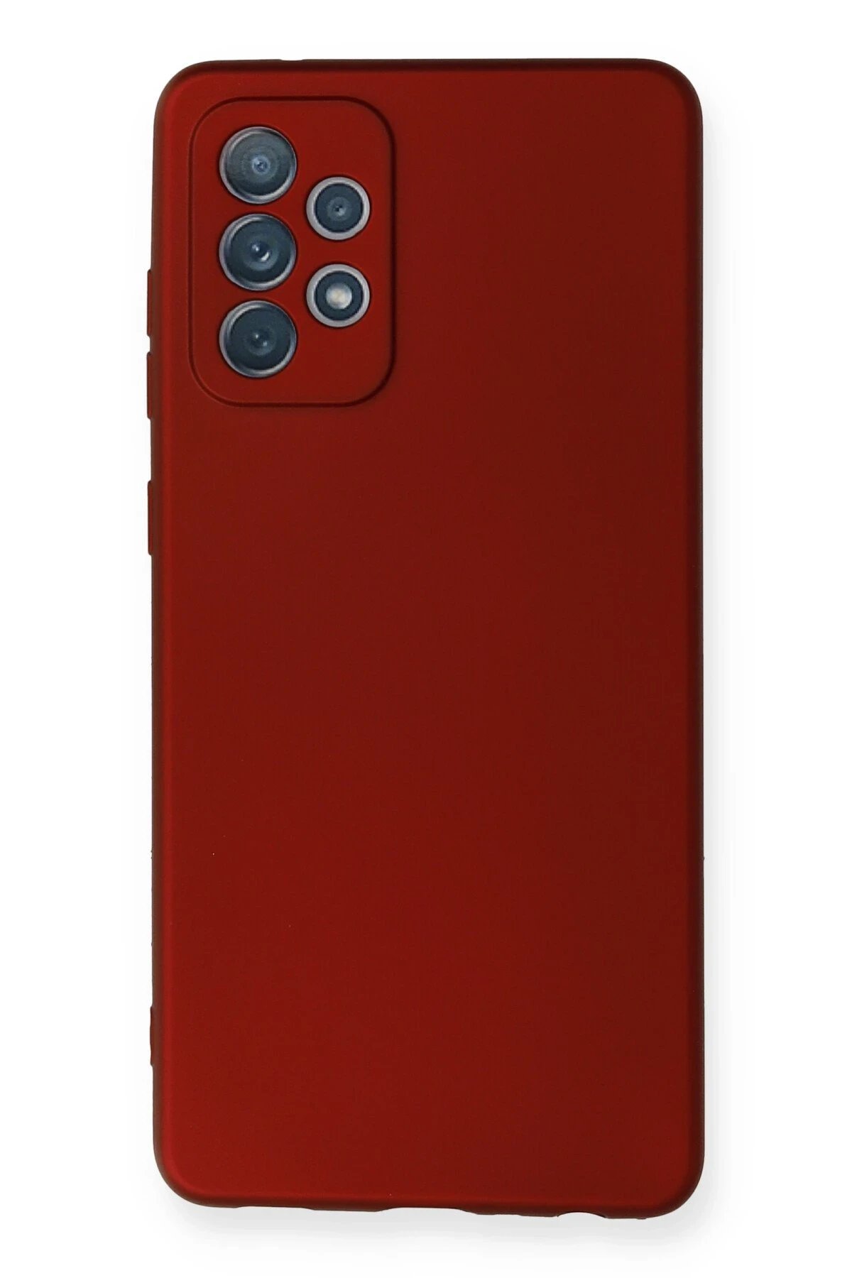 Newface Samsung Galaxy A72 Kılıf First Silikon - Bordo