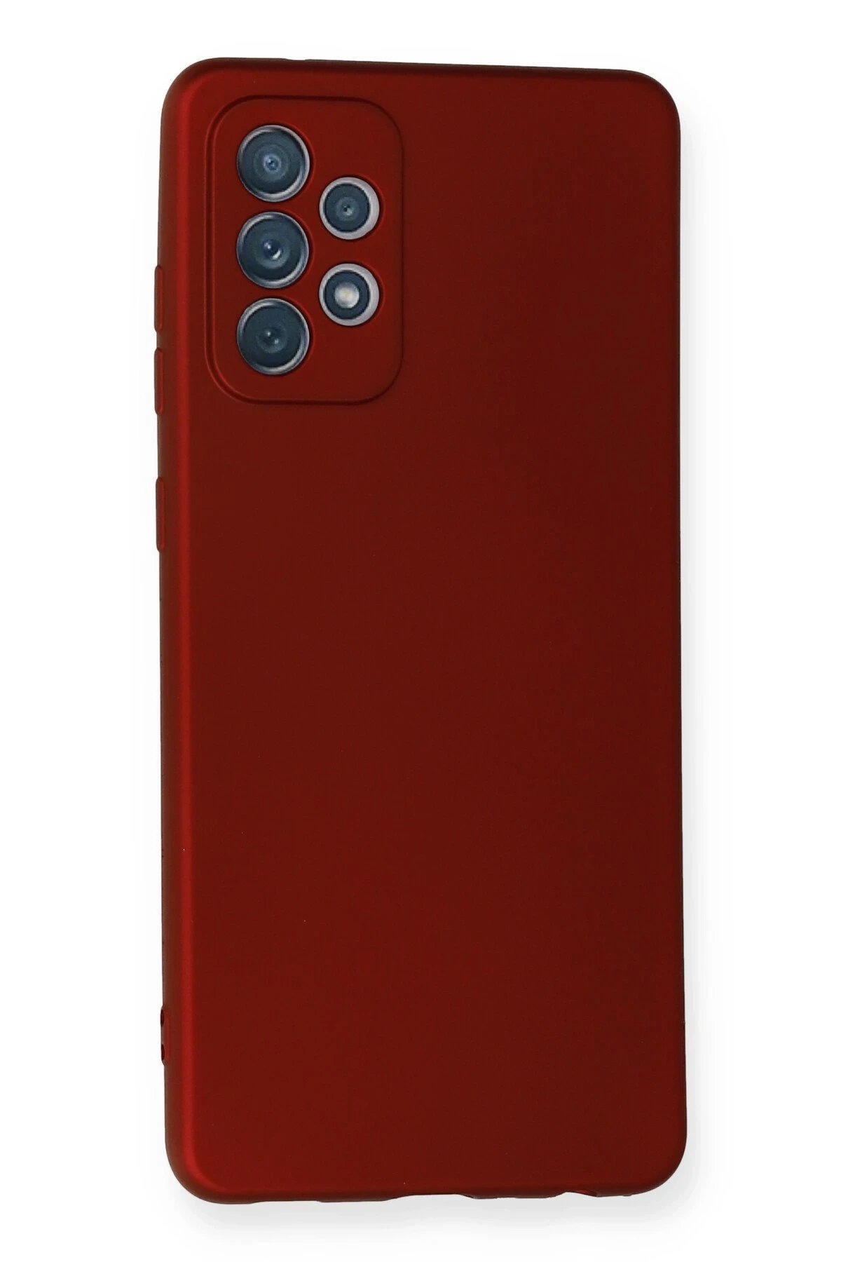 Newface Samsung Galaxy A72 Kılıf First Silikon - Bordo