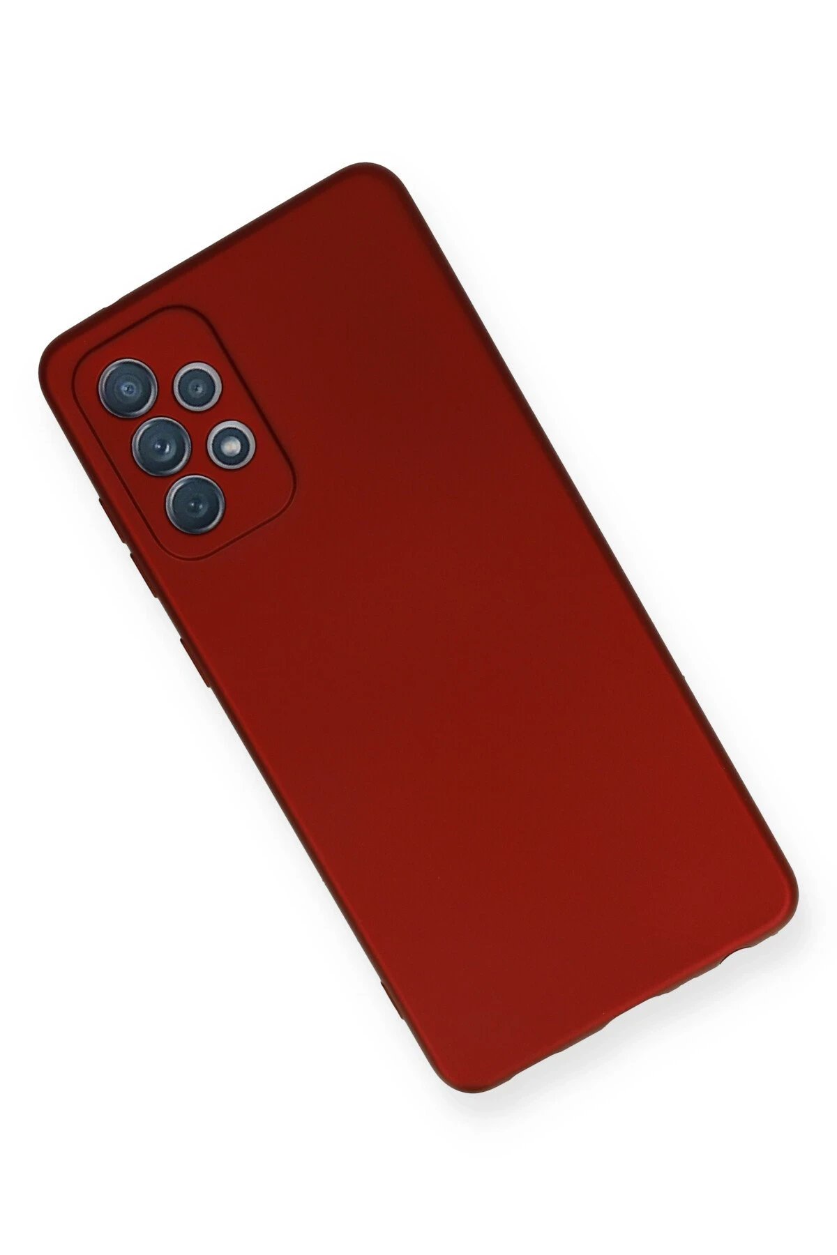 Newface Samsung Galaxy A72 Kılıf First Silikon - Bordo