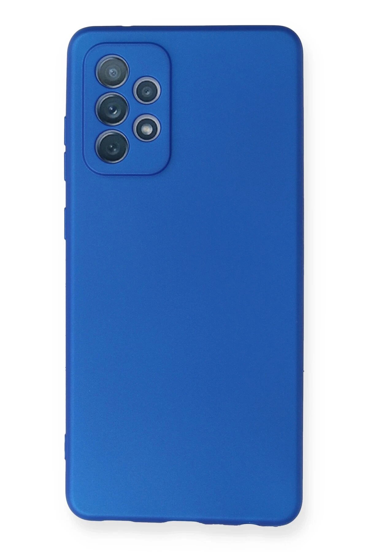 Newface Samsung Galaxy A72 Kılıf First Silikon - Mavi