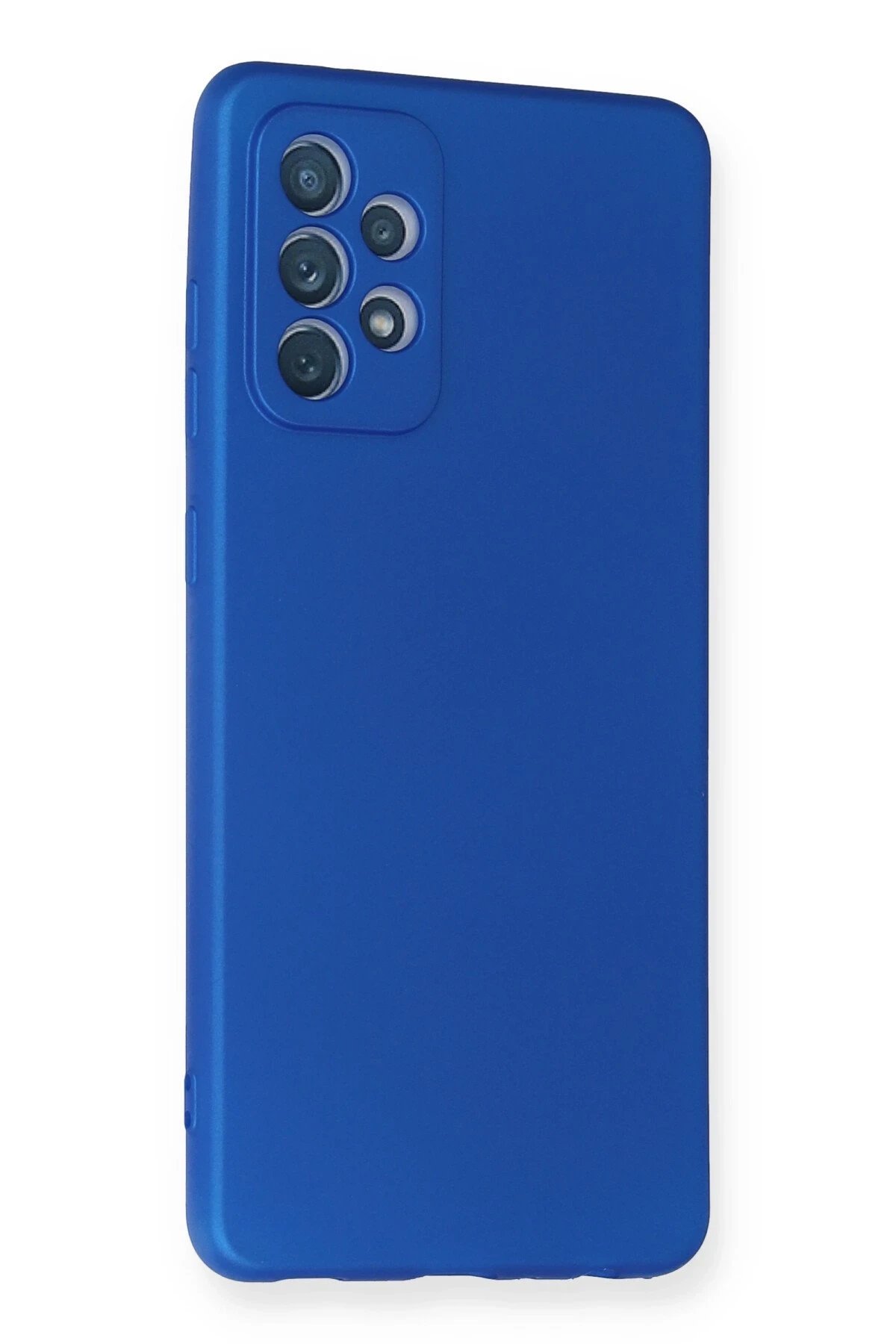 Newface Samsung Galaxy A72 Kılıf First Silikon - Mavi