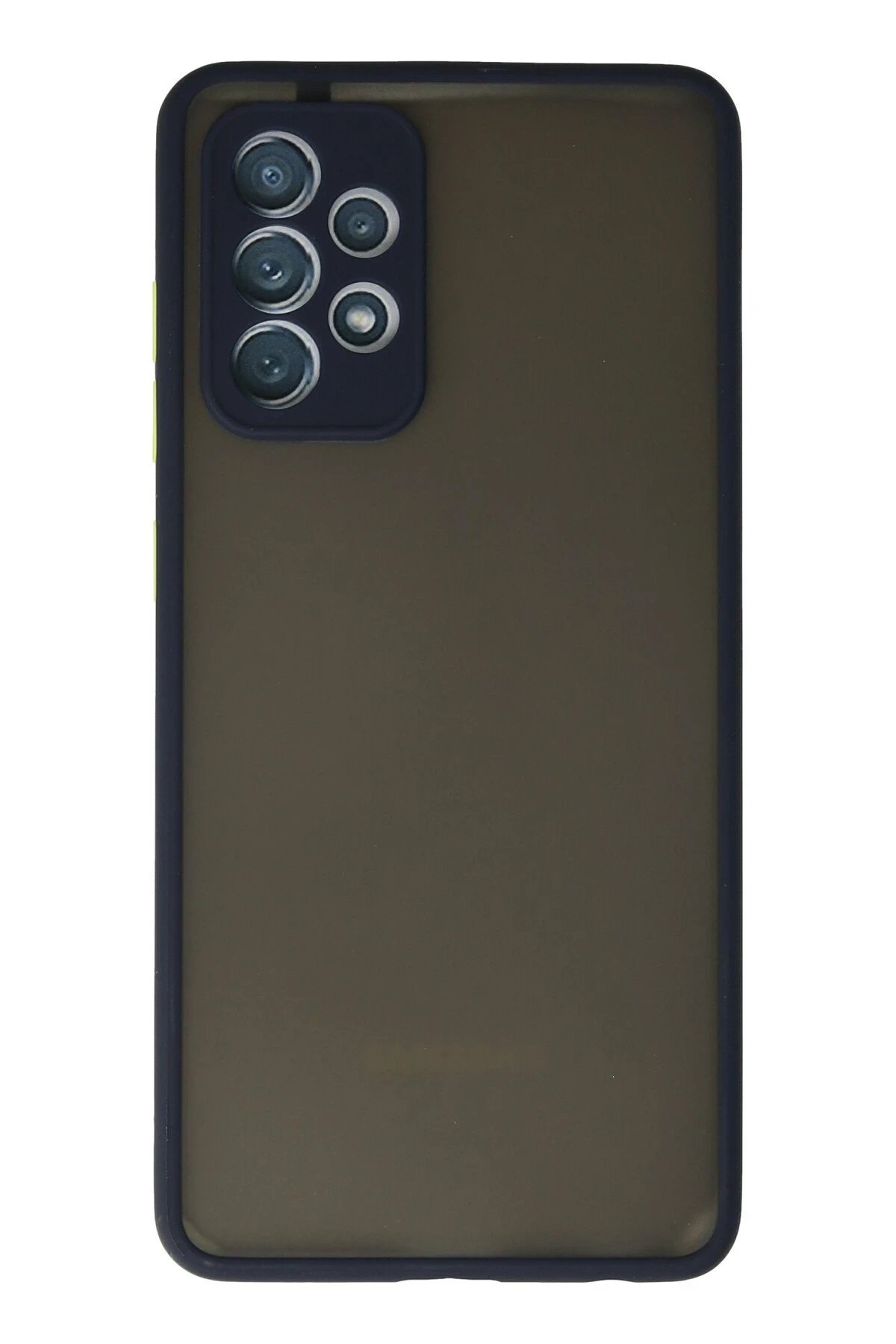 Newface Samsung Galaxy A52 Kılıf Montreal Silikon Kapak - Lacivert