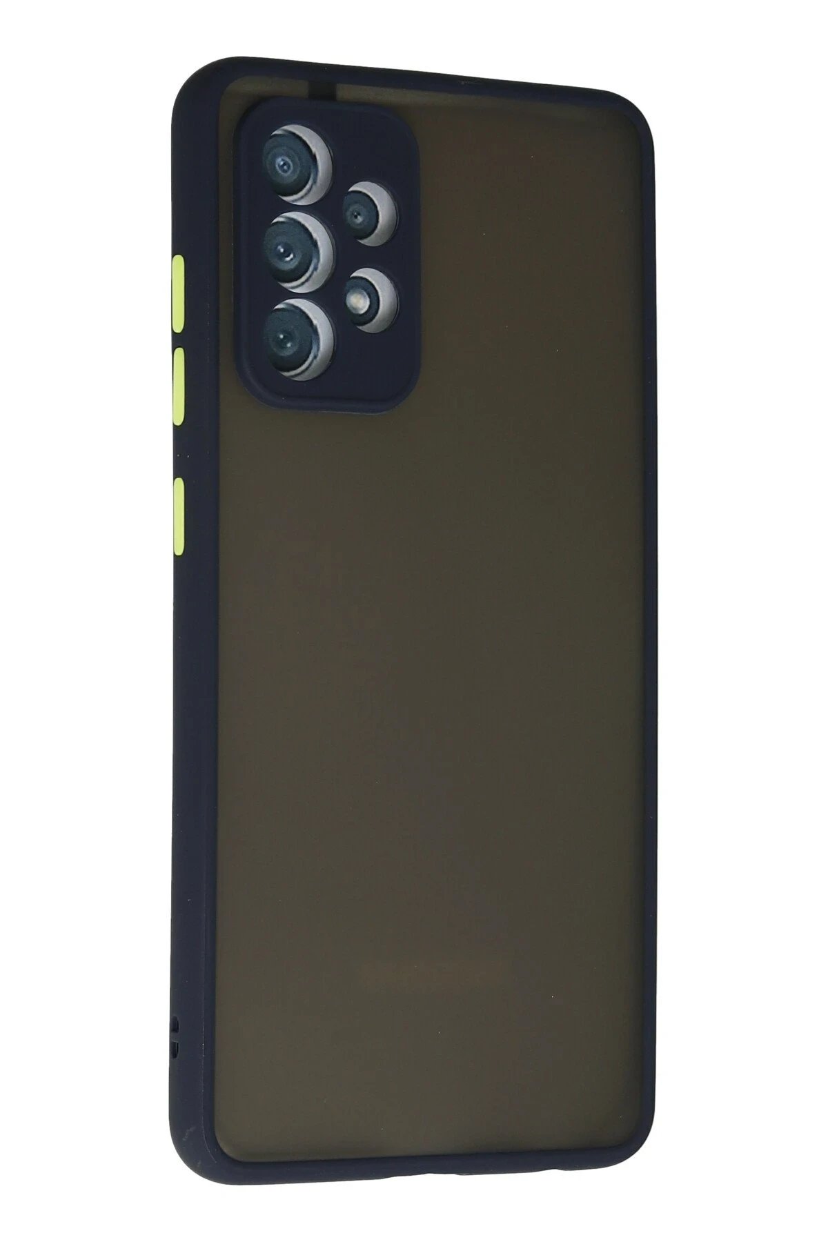 Newface Samsung Galaxy A52 Kılıf Montreal Silikon Kapak - Lacivert