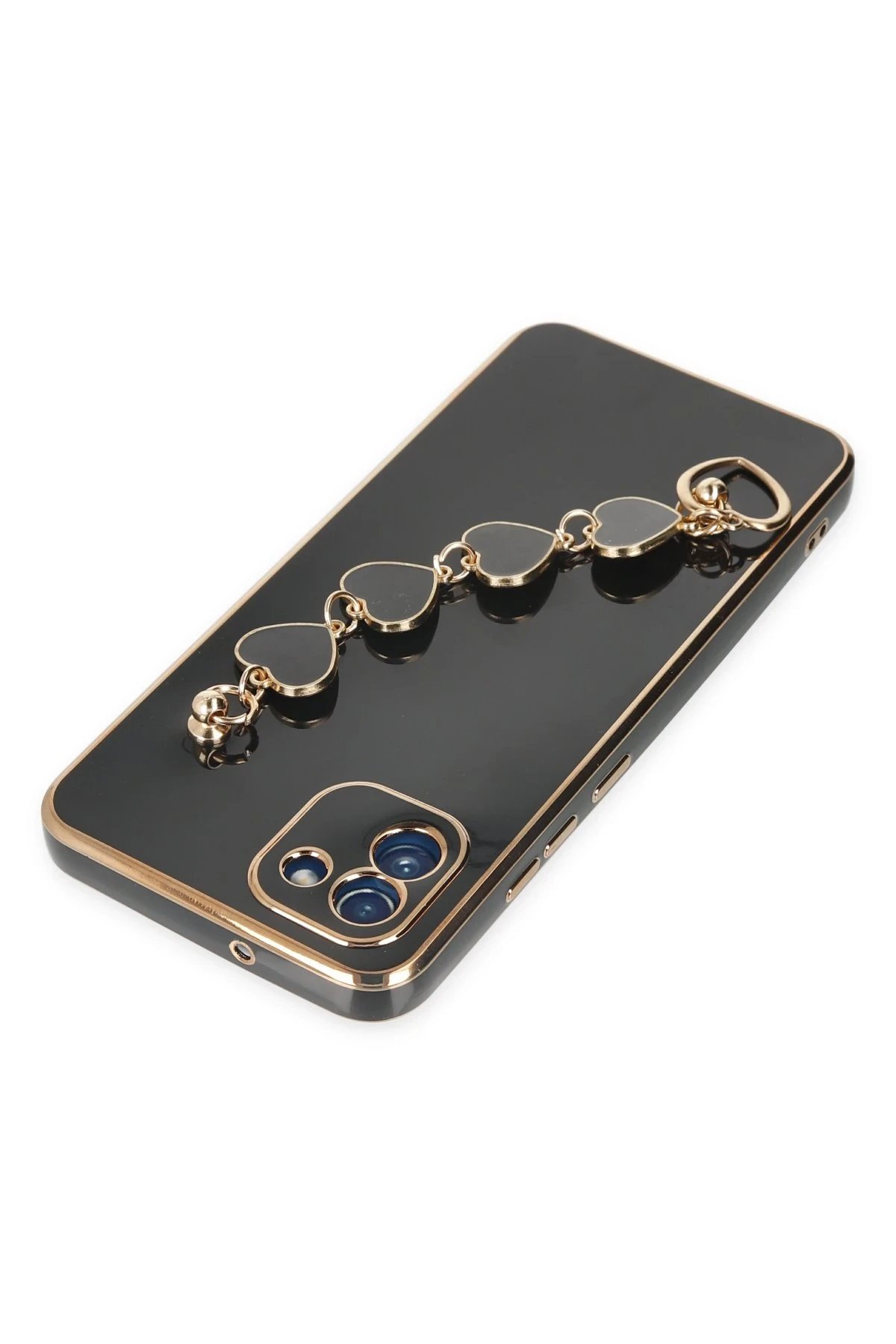 Newface Samsung Galaxy A03 Kılıf Esila Silikon - Siyah