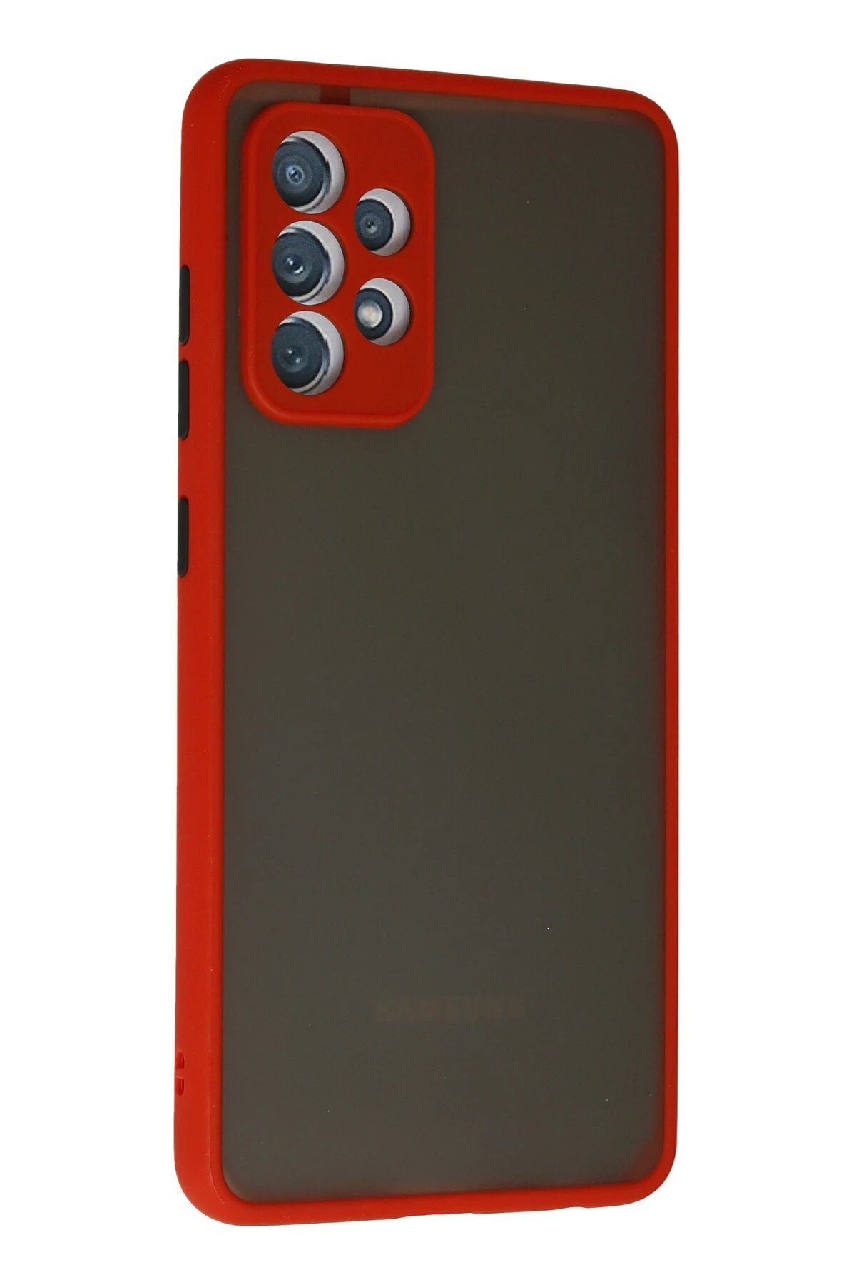 Newface Samsung Galaxy A72 Kılıf Montreal Silikon Kapak - Kırmızı