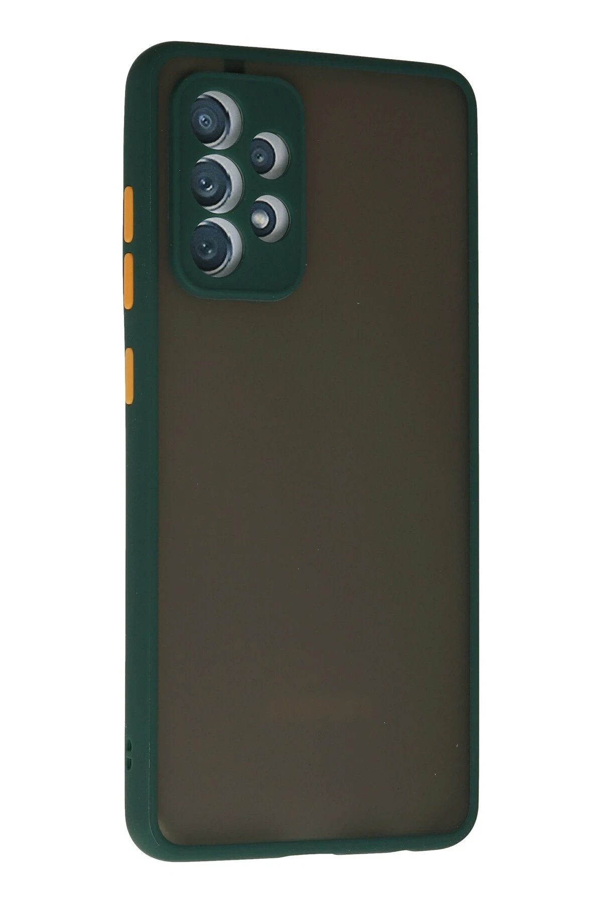 Newface Samsung Galaxy A72 Kılıf Montreal Silikon Kapak - Koyu Yeşil