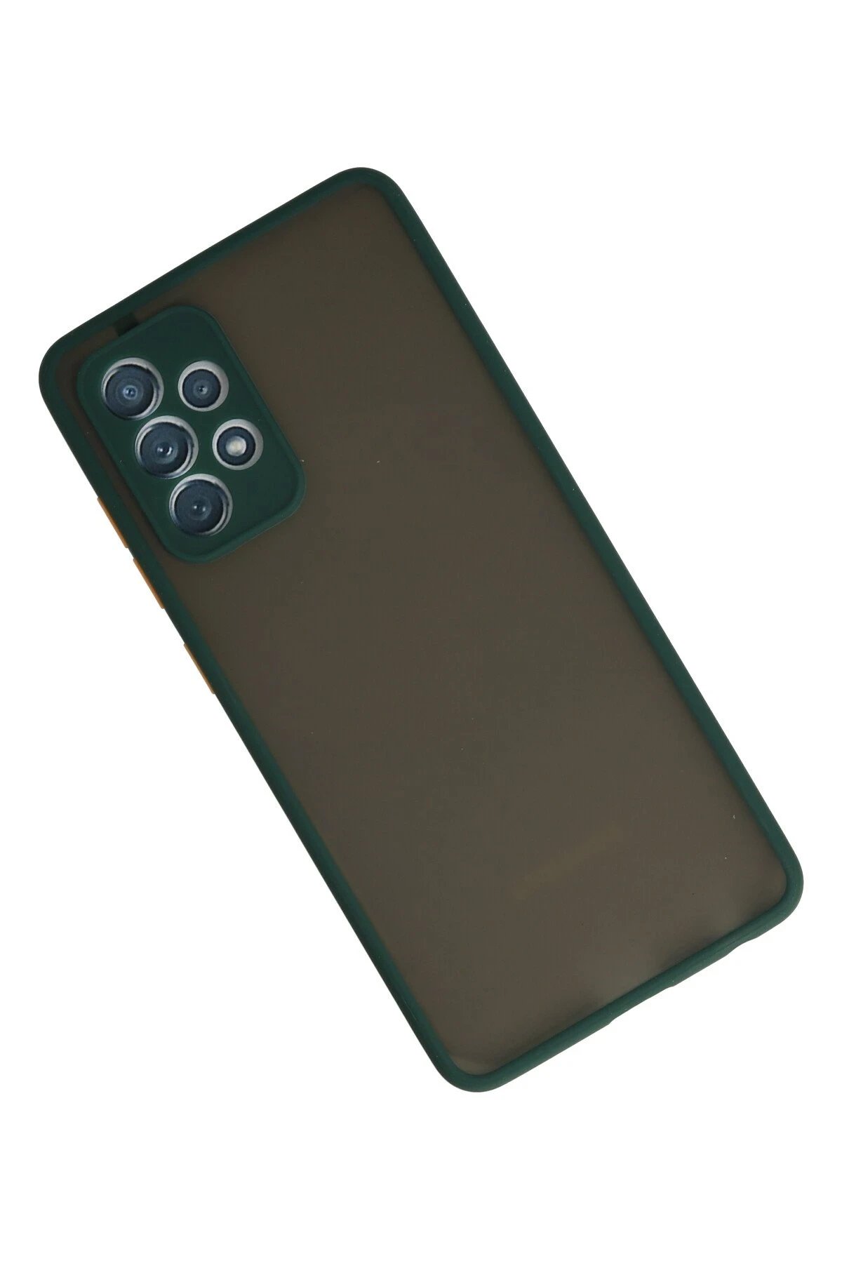 Newface Samsung Galaxy A72 Kılıf Montreal Silikon Kapak - Koyu Yeşil