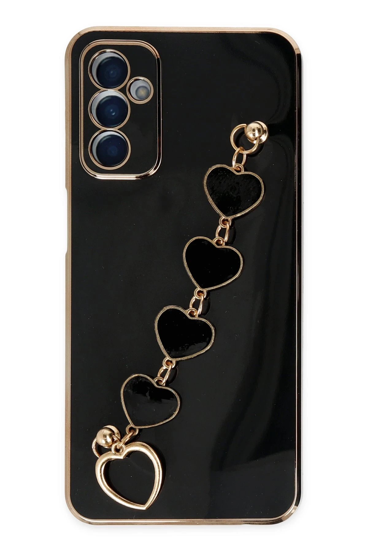 Newface Samsung Galaxy M23 Kılıf Esila Silikon - Siyah