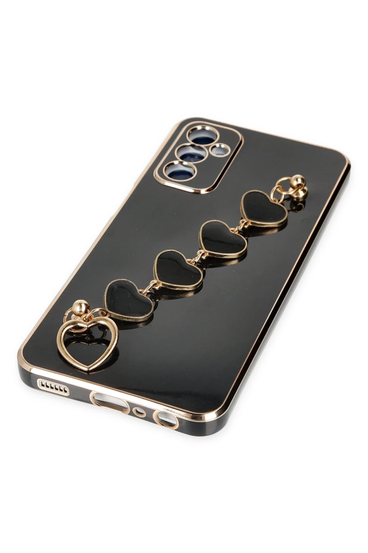 Newface Samsung Galaxy M23 Kılıf Esila Silikon - Siyah