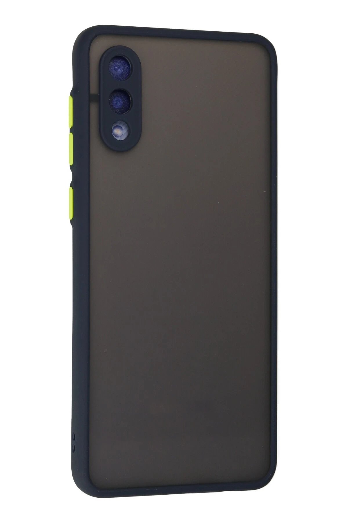 Newface Samsung Galaxy A02 Kılıf Montreal Silikon Kapak - Lacivert